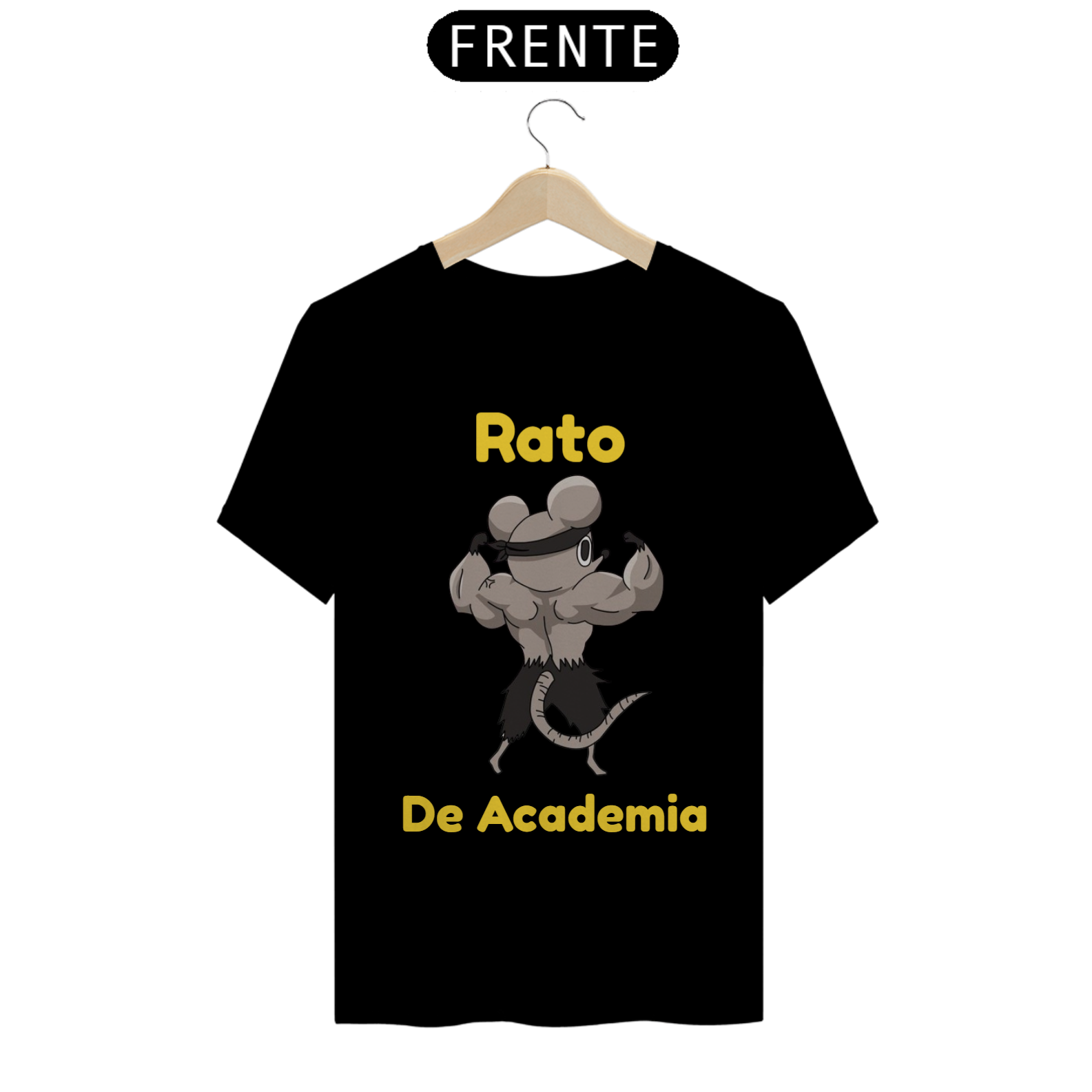 Nome do produto: Rato de Academia / Preta