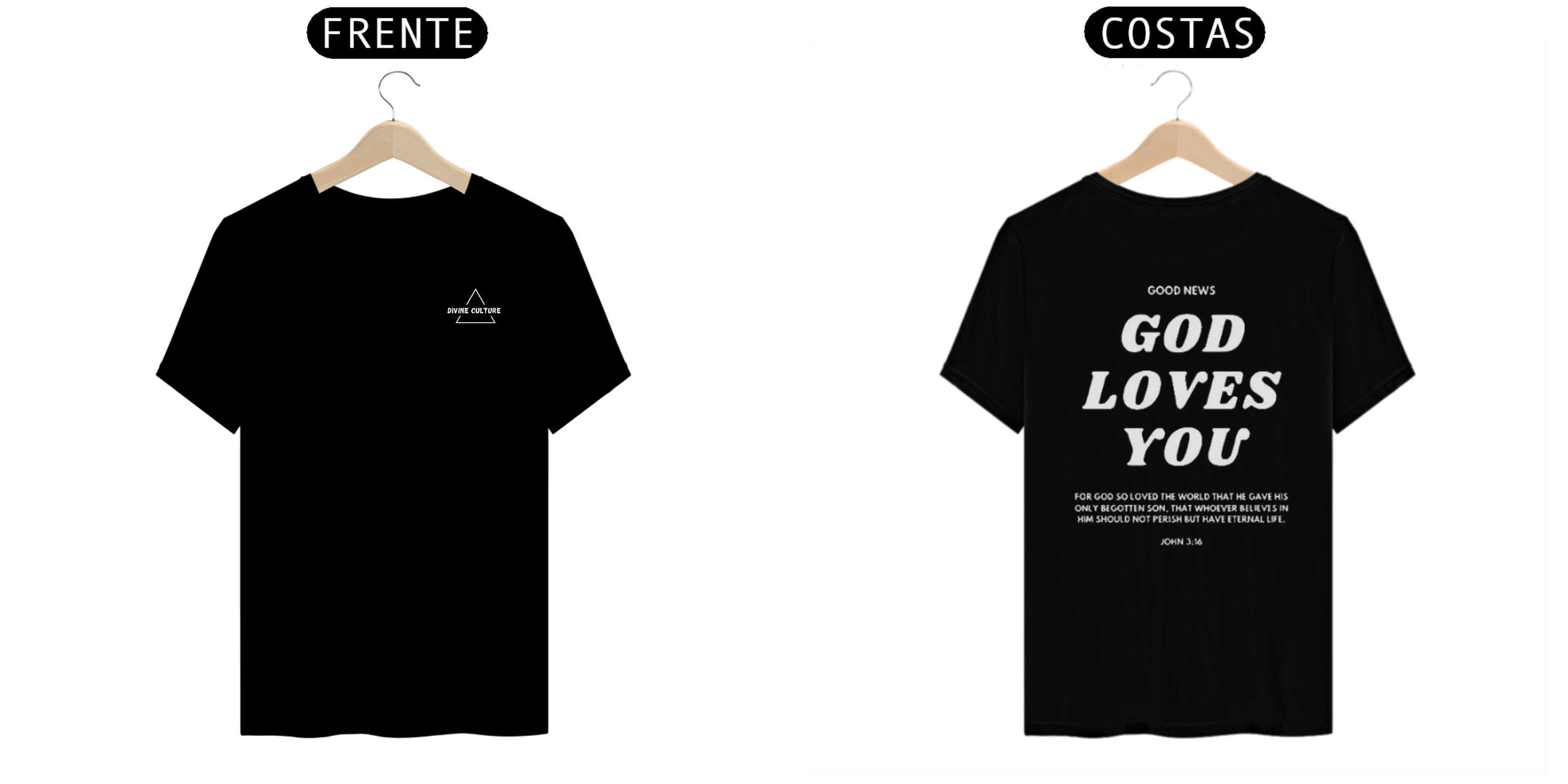 Nome do produto: Camiseta God Loves You