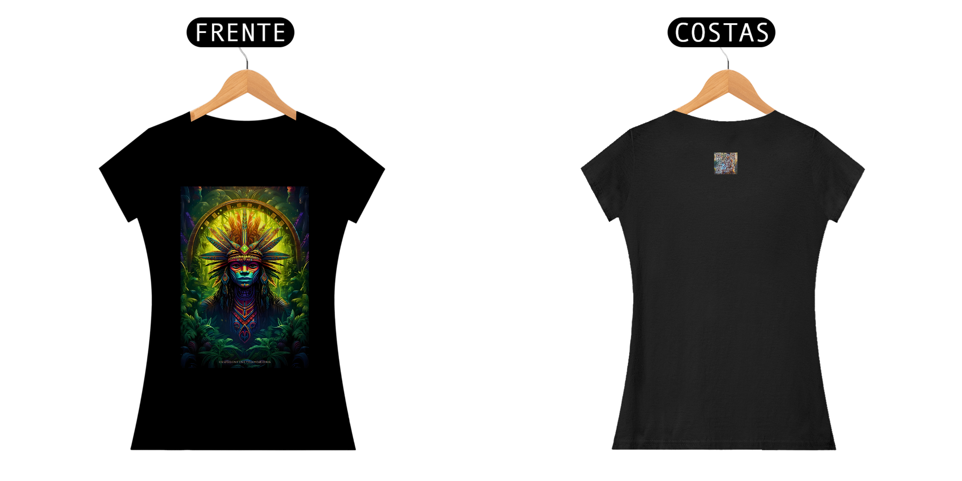 Nome do produto: Baby Look Xamânica Índio | FORÇA do RAPÉ 2