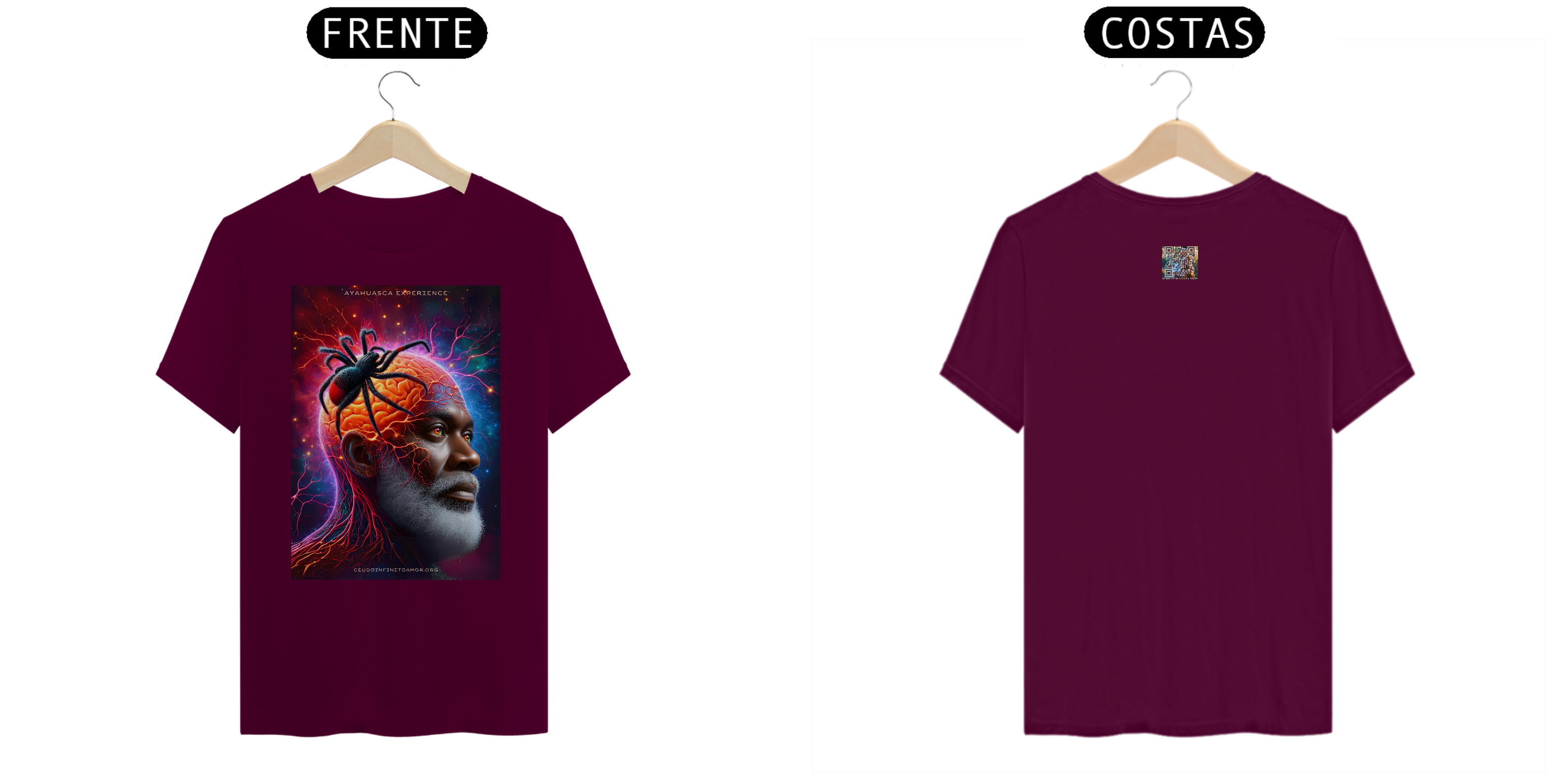 Nome do produto: Camiseta DMT Ayahuasca Experience | SPIDER BRAIN NETWORK