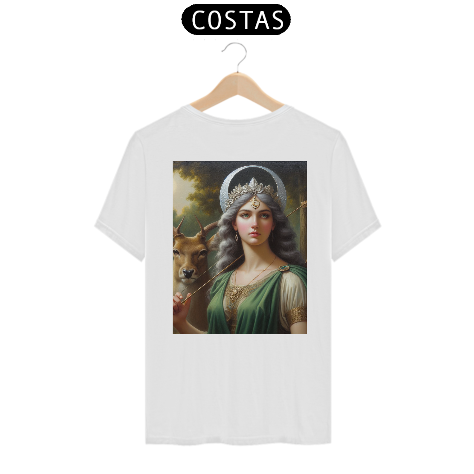 Nome do produto: Camiseta Deusa Artemis