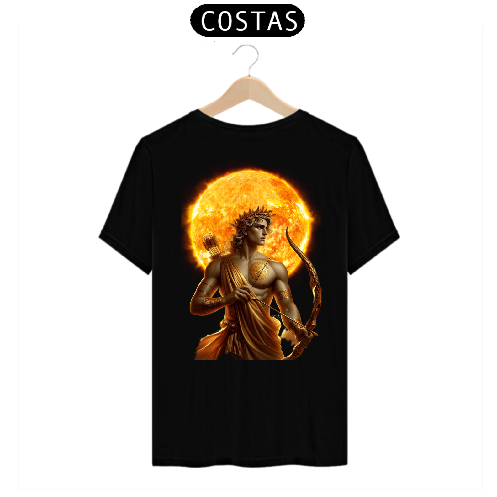 Nome do produto: Camiseta Deus Apolo