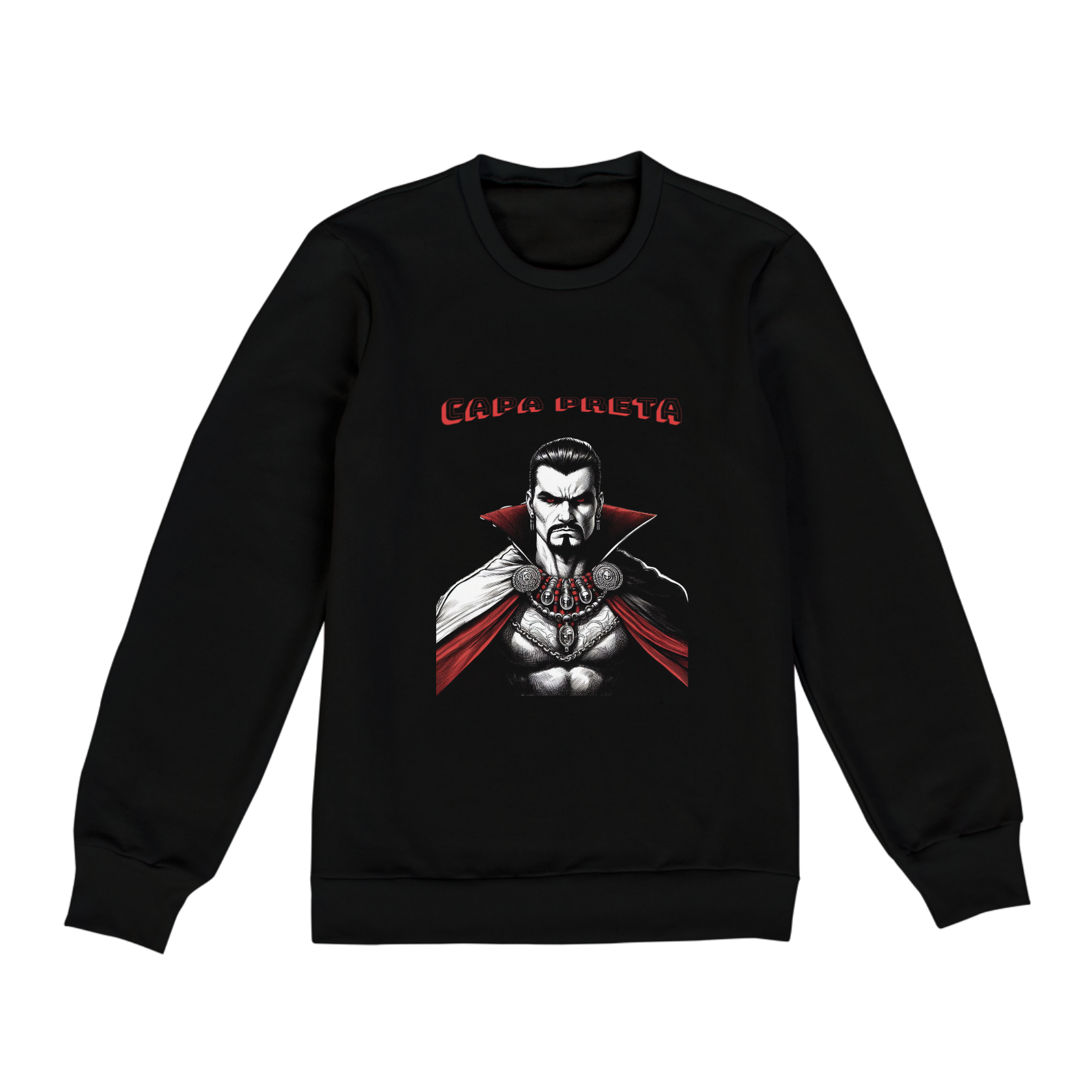 Nome do produto: Moletom Exu Capa Preta