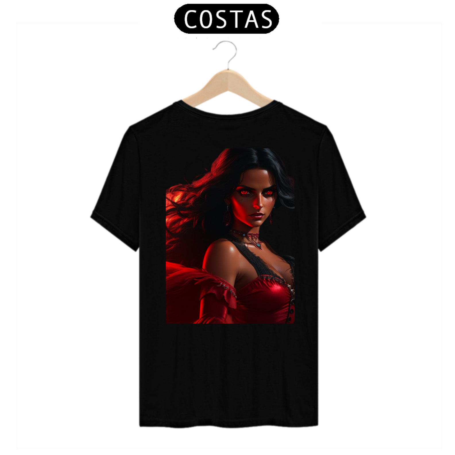 Nome do produto: Camiseta prime pombo Gira Rainha