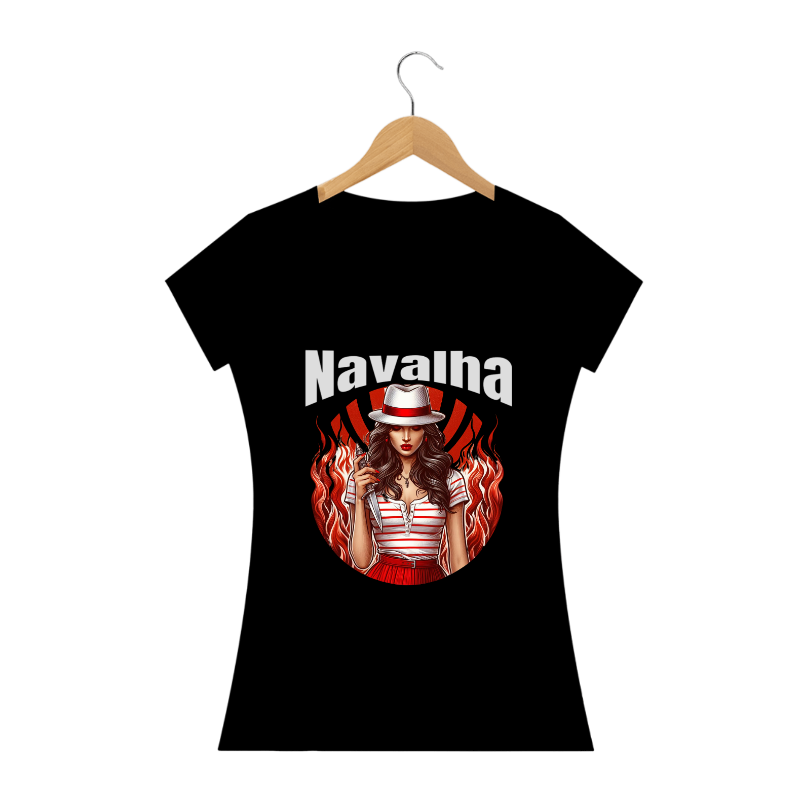 Nome do produto: Camiseta Maria Navalha