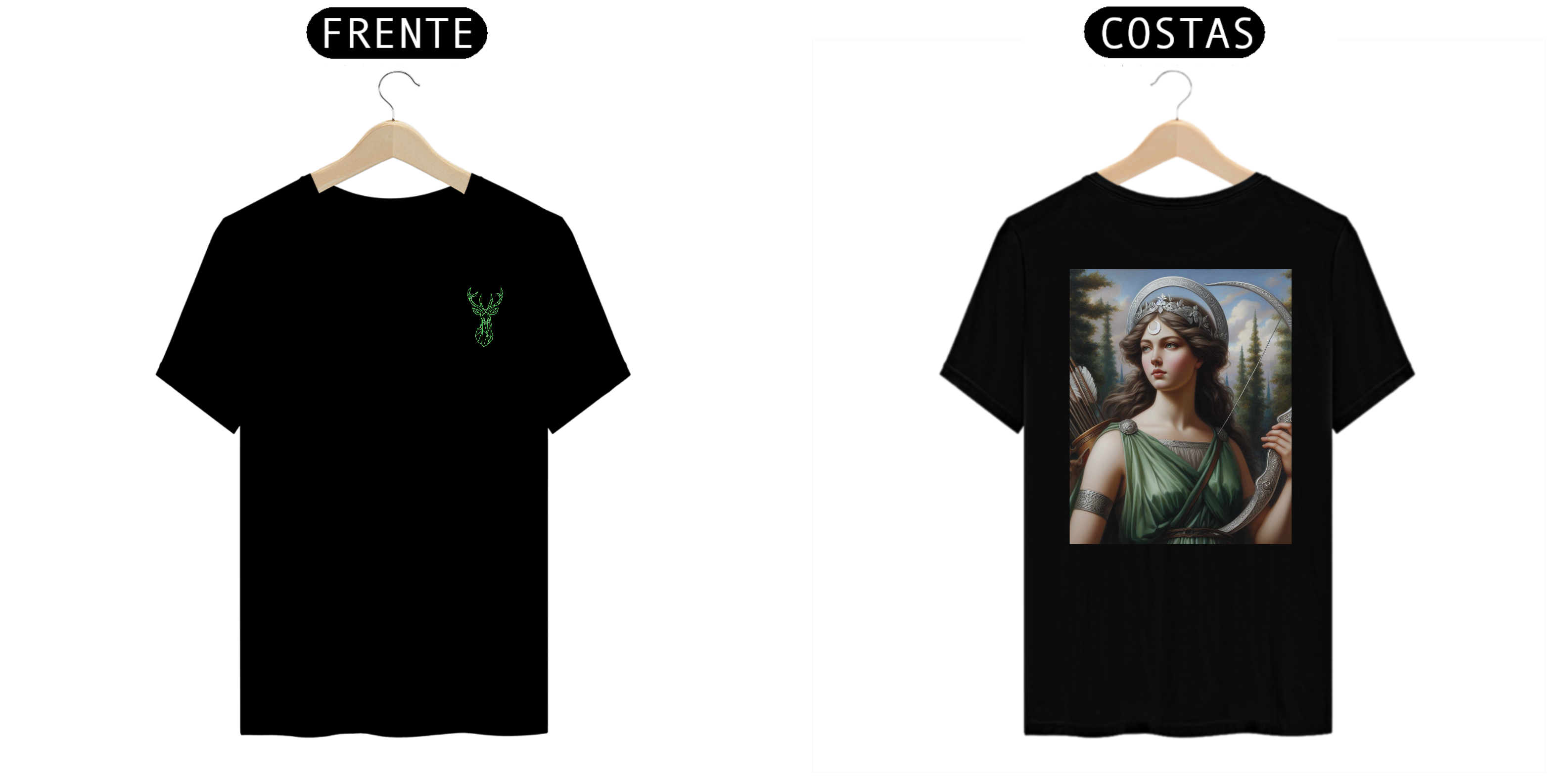 Nome do produto: Camiseta Deusa Artemes