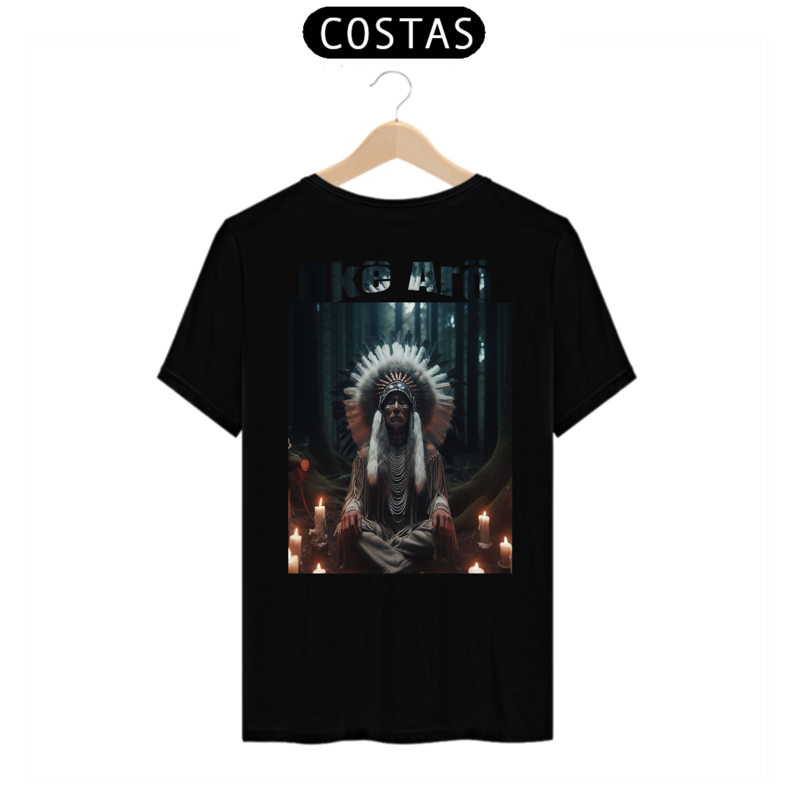 Nome do produto: Camiseta Pena Branca