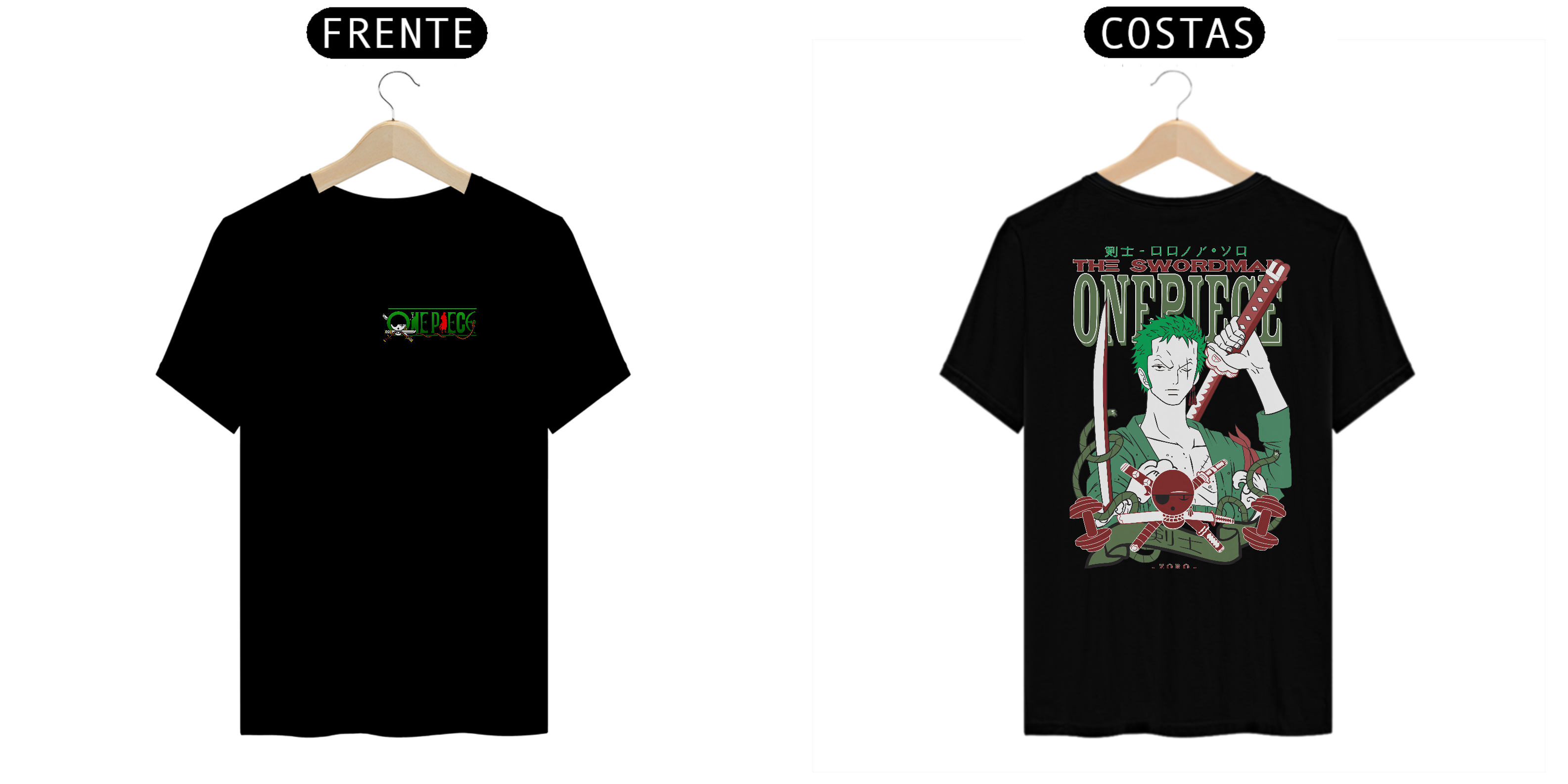 CAMISETA ONE PIECE zoro