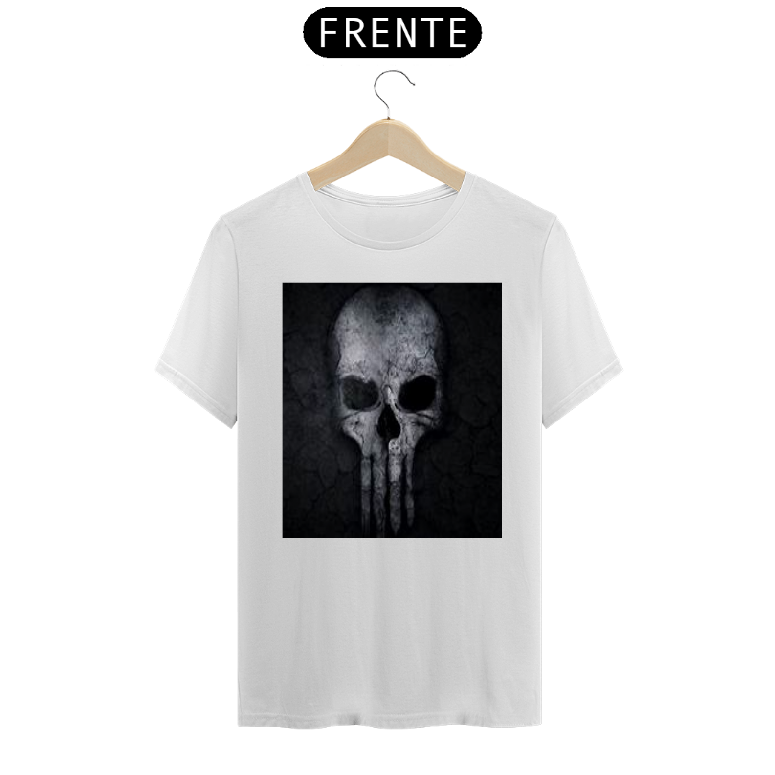 Nome do produto: camiseta de caveira