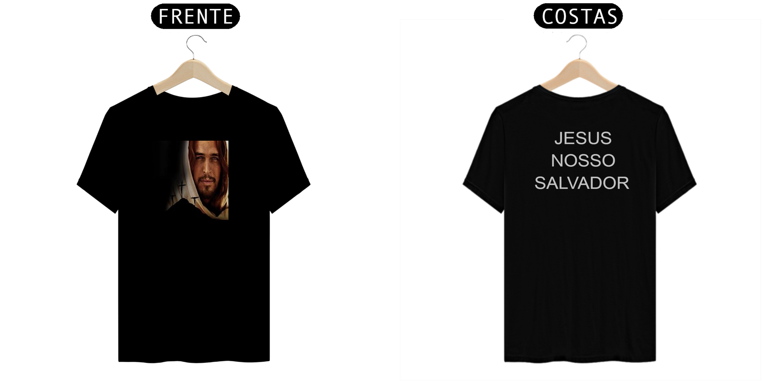 Nome do produto: CAMISETA DE JESUS NOSSO SALVADOR