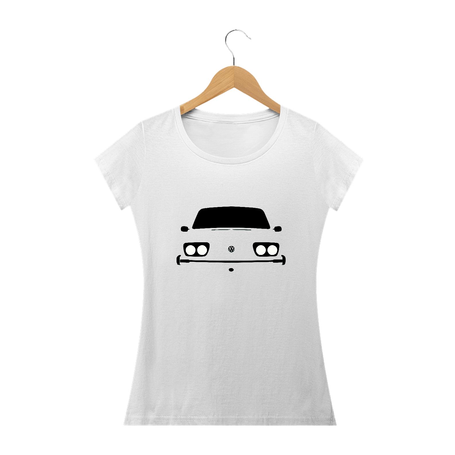 Nome do produto: Camiseta Feminina VW Brasilia