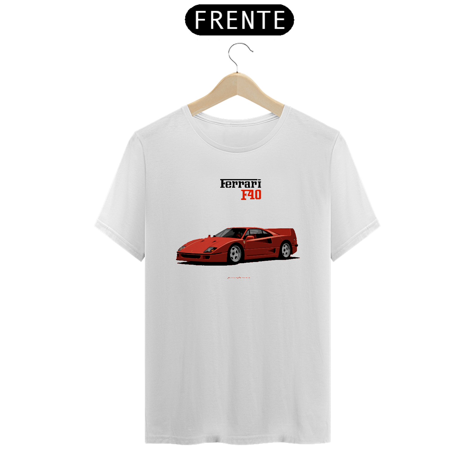 Nome do produto: Camiseta Ferrari F40 