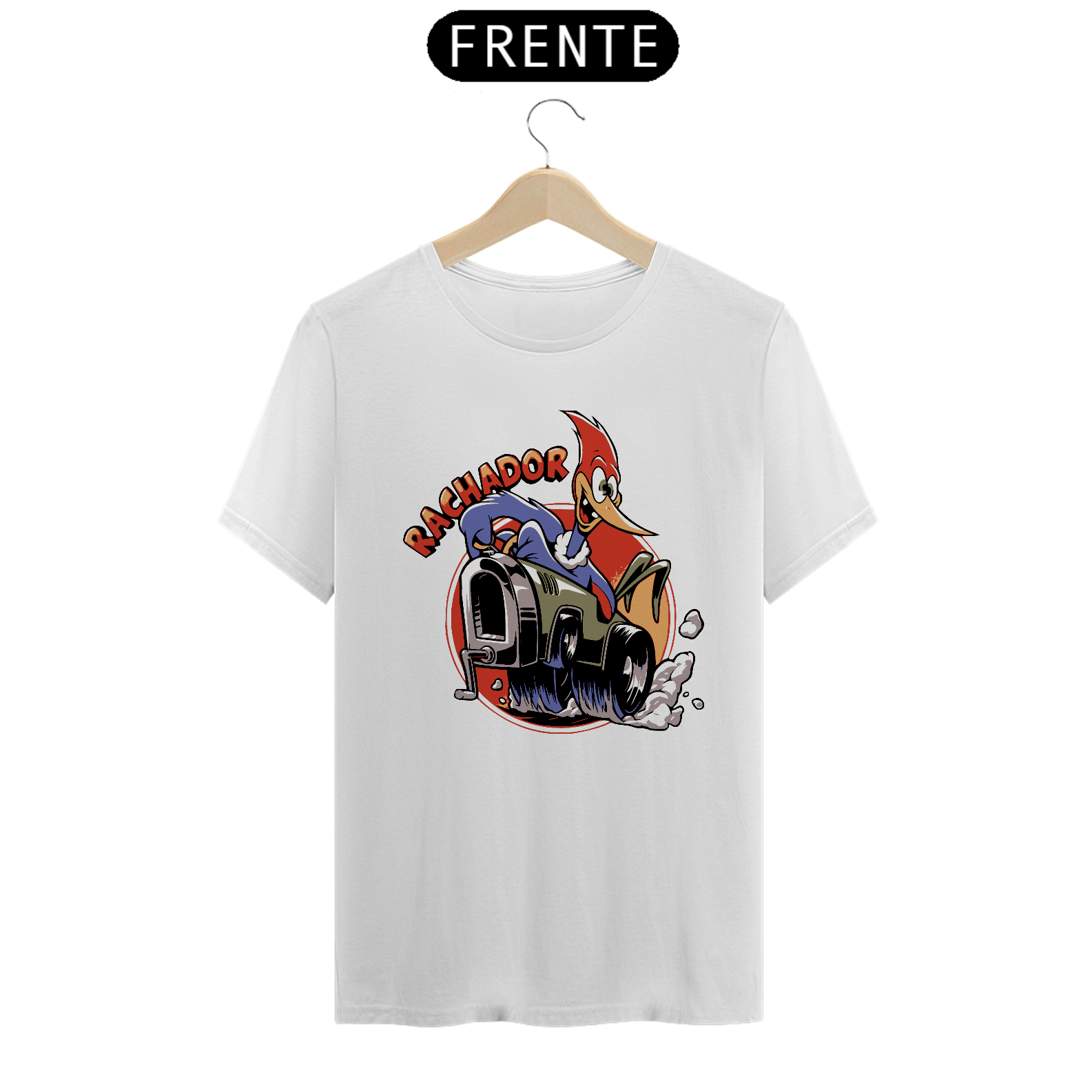 Nome do produto: Camiseta Pica-Pau Rachador