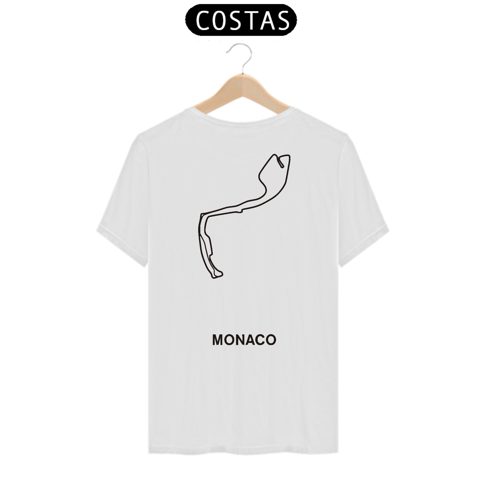 Nome do produto: Camiseta Pista Monaco Estampa Traseira