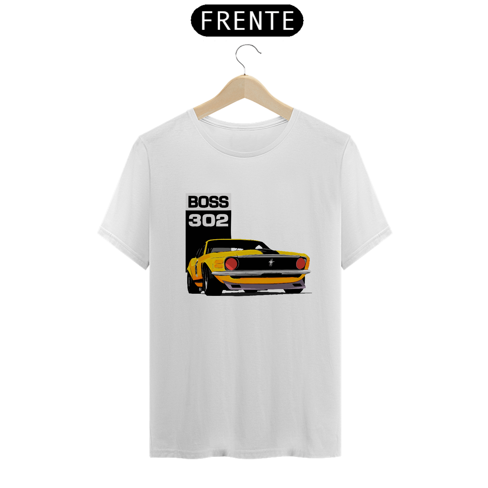 Nome do produto: Camiseta Mustang Boss 302