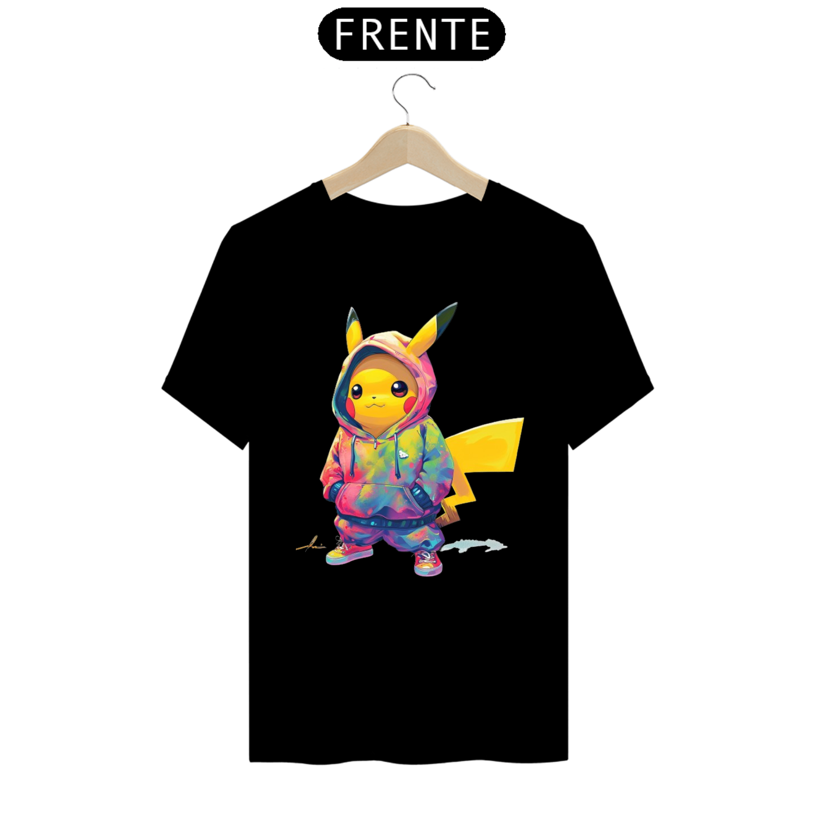 Nome do produto: Camiseta Pokémon do Pikachu