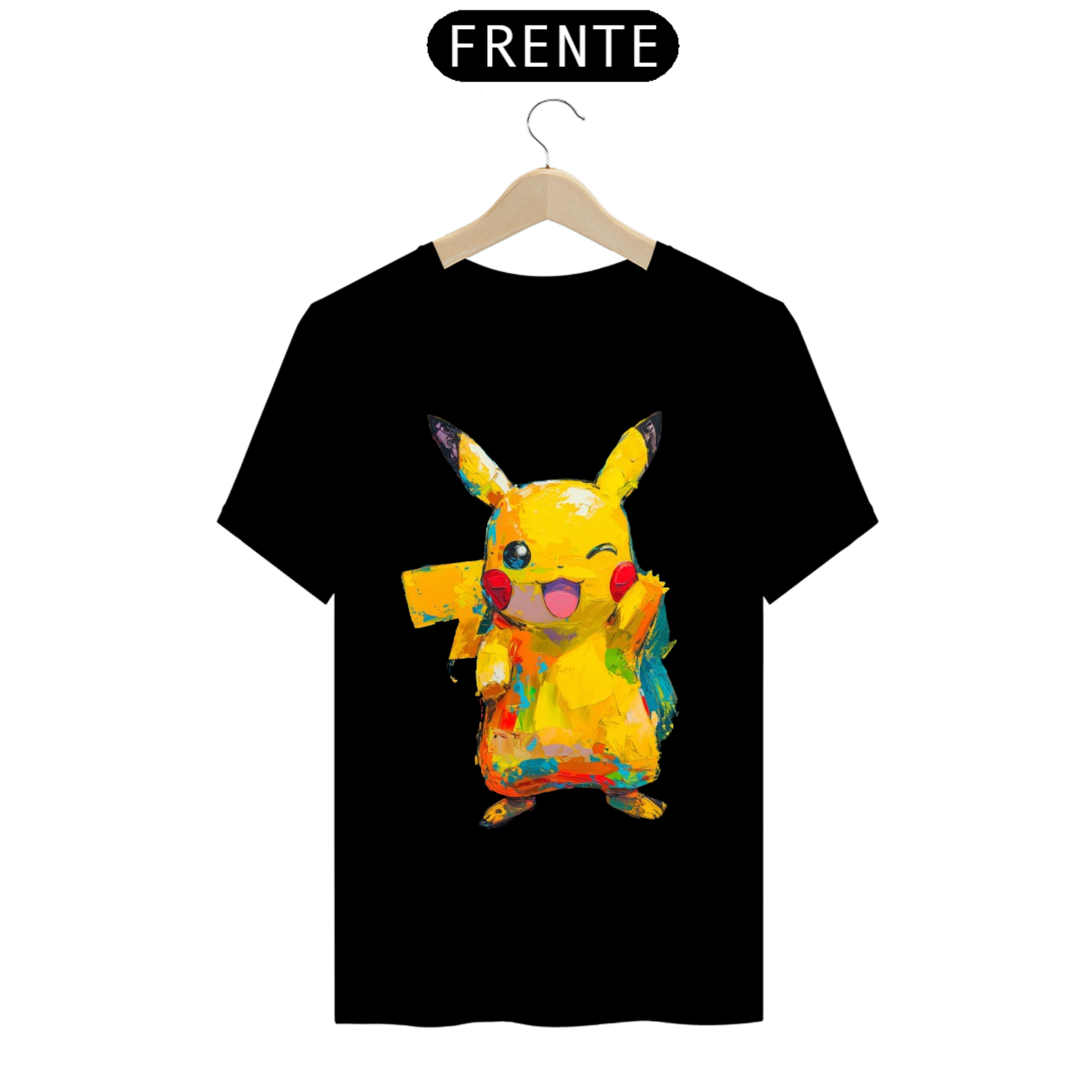 Nome do produto: Camiseta Pokémon do Pikachu