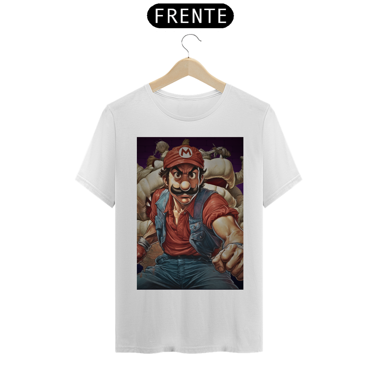 Nome do produto: Camiseta - Mario Realista 1