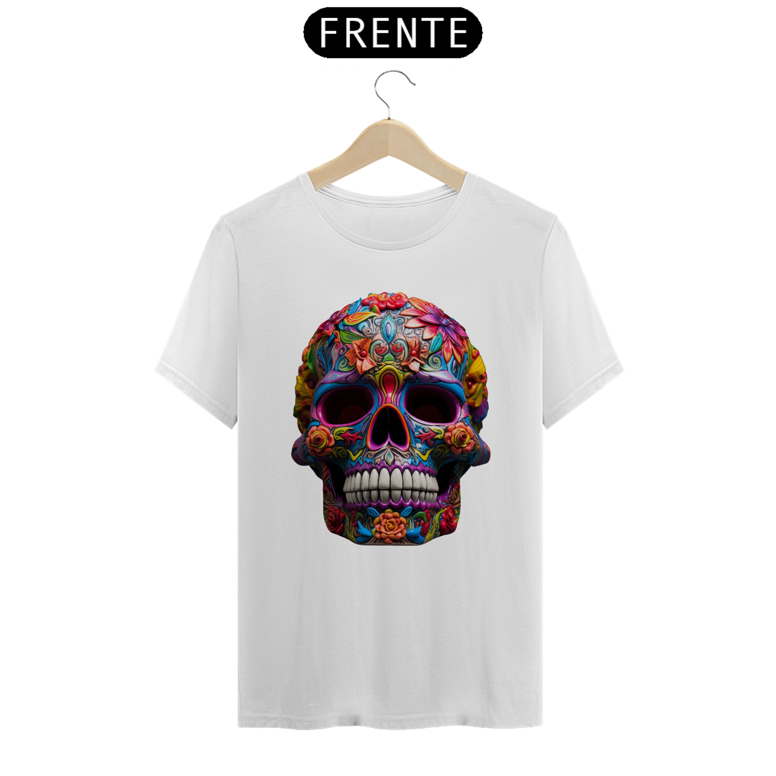 Nome do produto: Camiseta - Caveira Mexicana