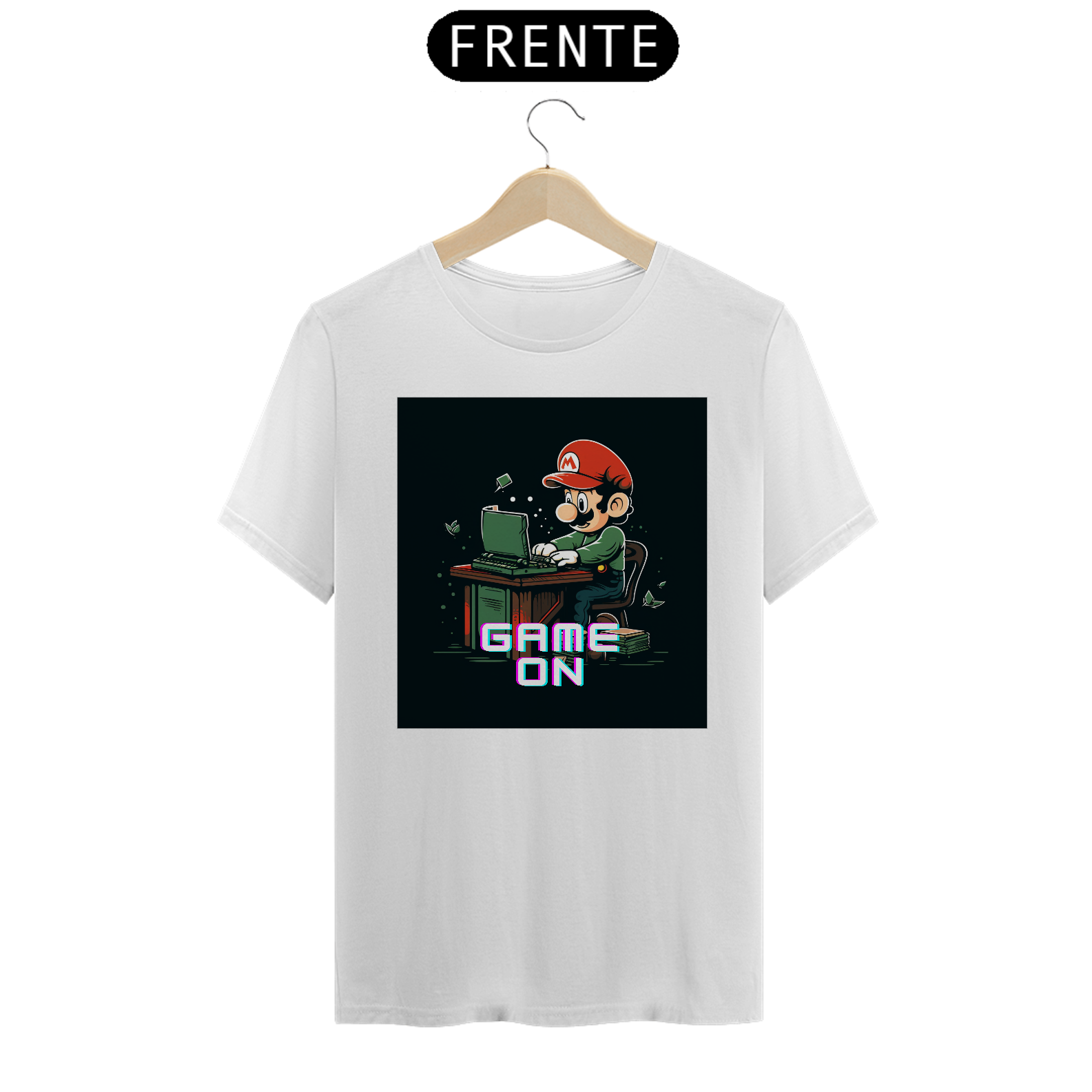 Nome do produto: Camiseta - Mario Game On