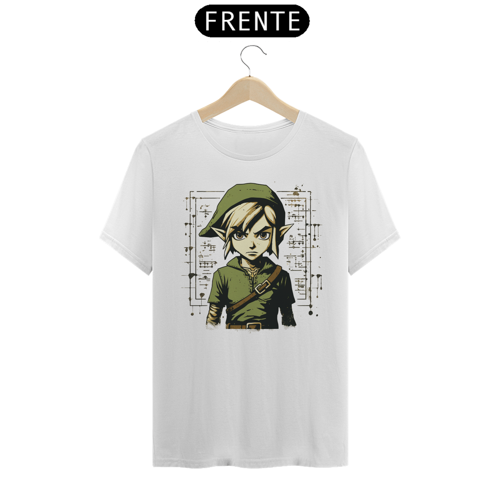 Nome do produto: Camiseta - Link Old Style Zelda