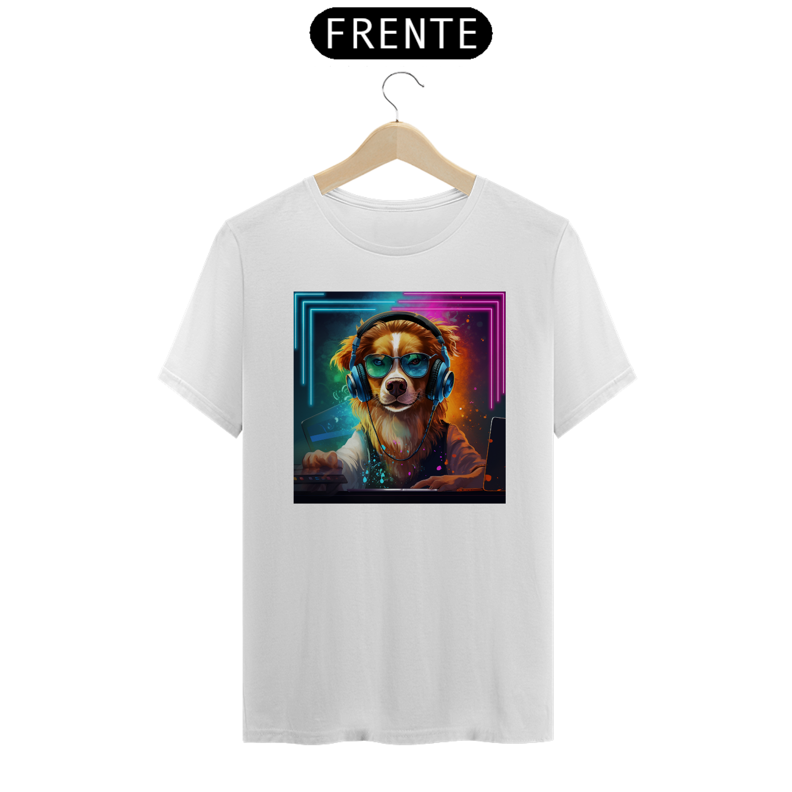 Nome do produto: Camiseta - Dog DJ