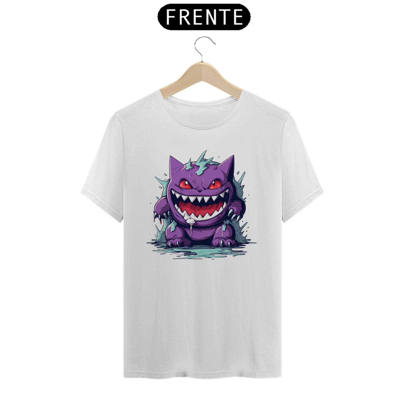Nome do produto: Camiseta - Gengar Ghost
