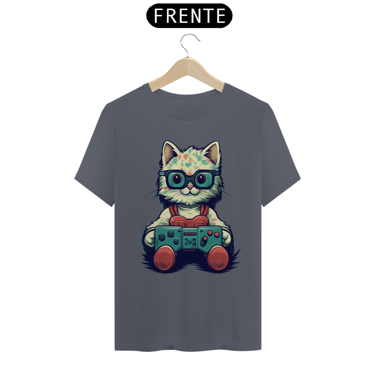 Nome do produto: Camiseta - Little Cat Gamer