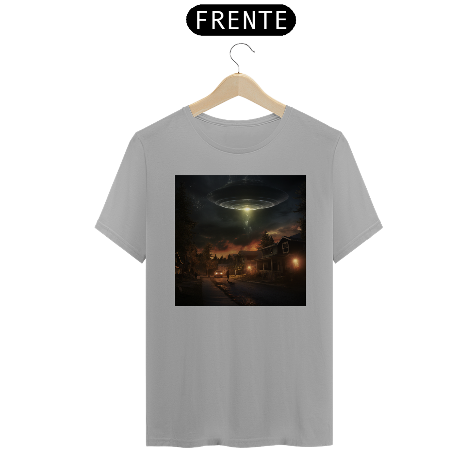 Nome do produto: Camiseta - UFO Over City 3