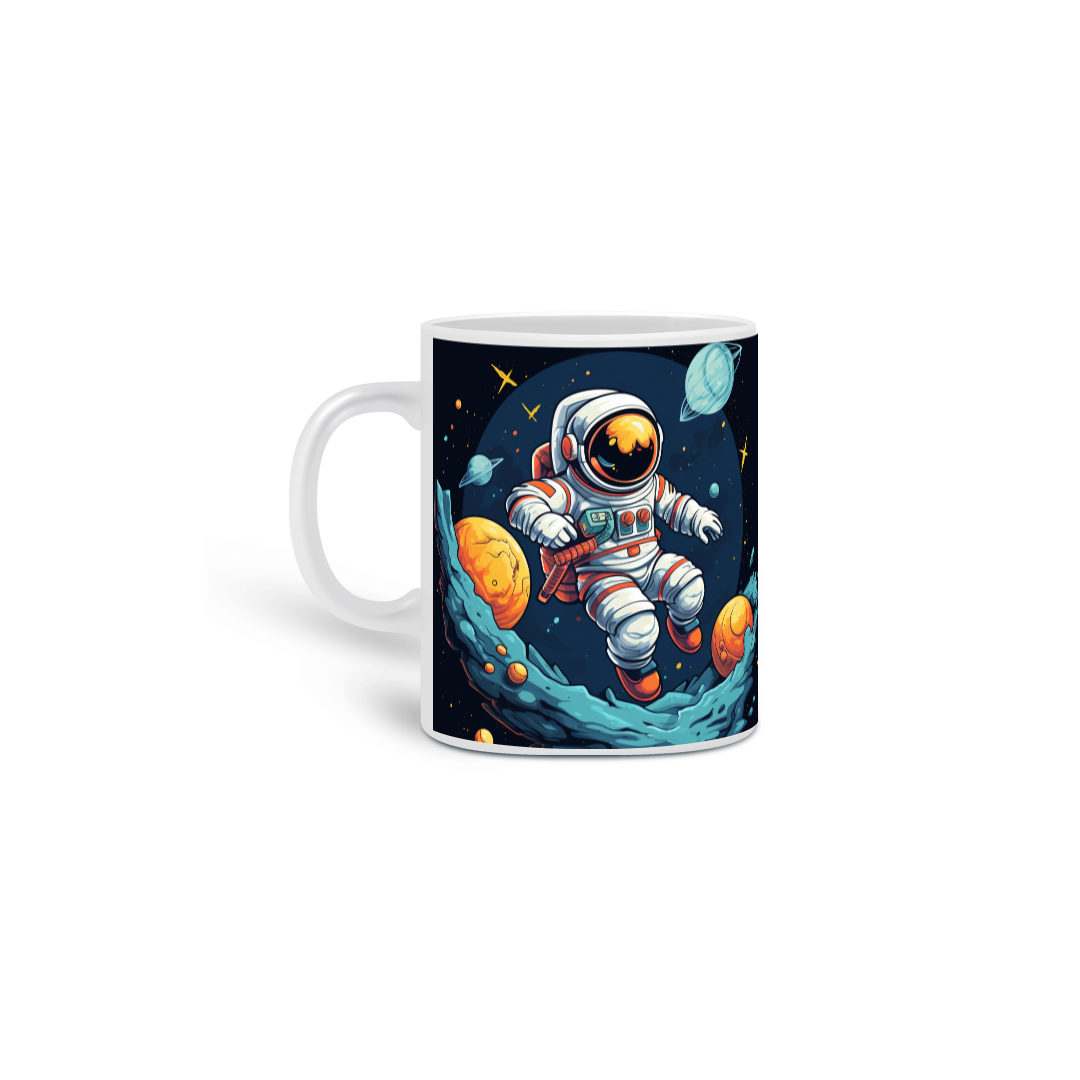Nome do produto: Caneca Astronaut Cartoon