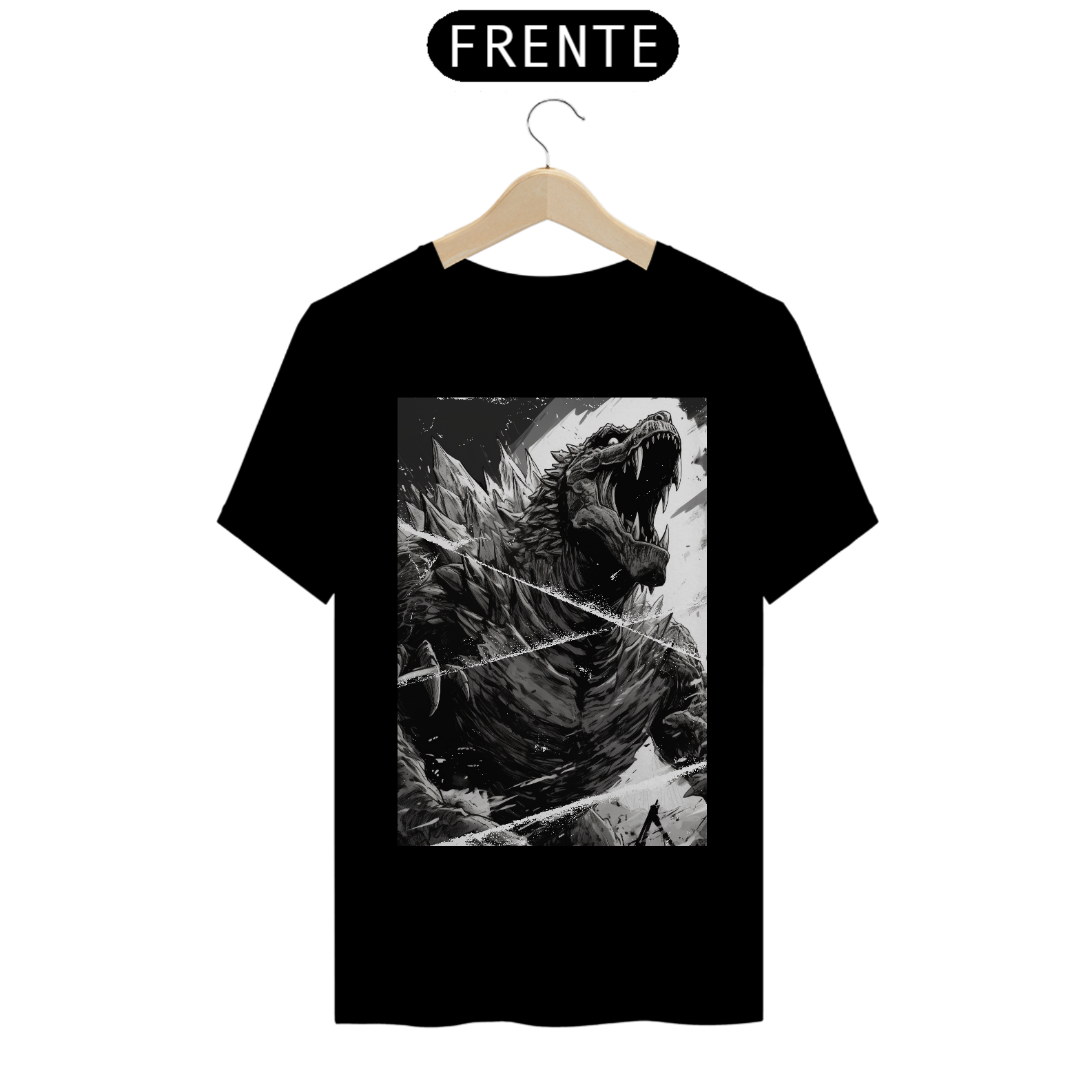 Nome do produto: Camiseta - Godzilla Manga Style