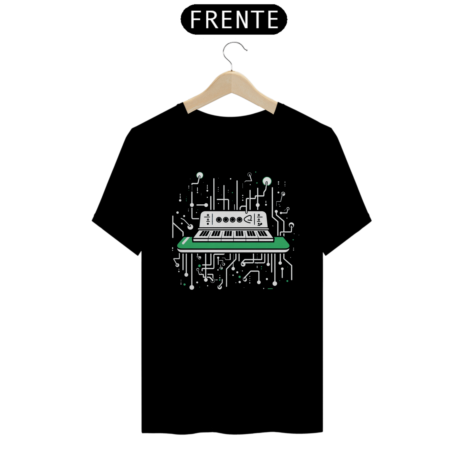 Nome do produto: Camiseta - Piano 4