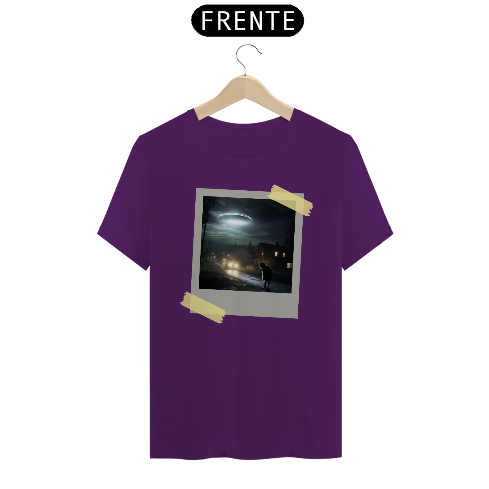 Nome do produto: Camiseta - UFO Over City 2