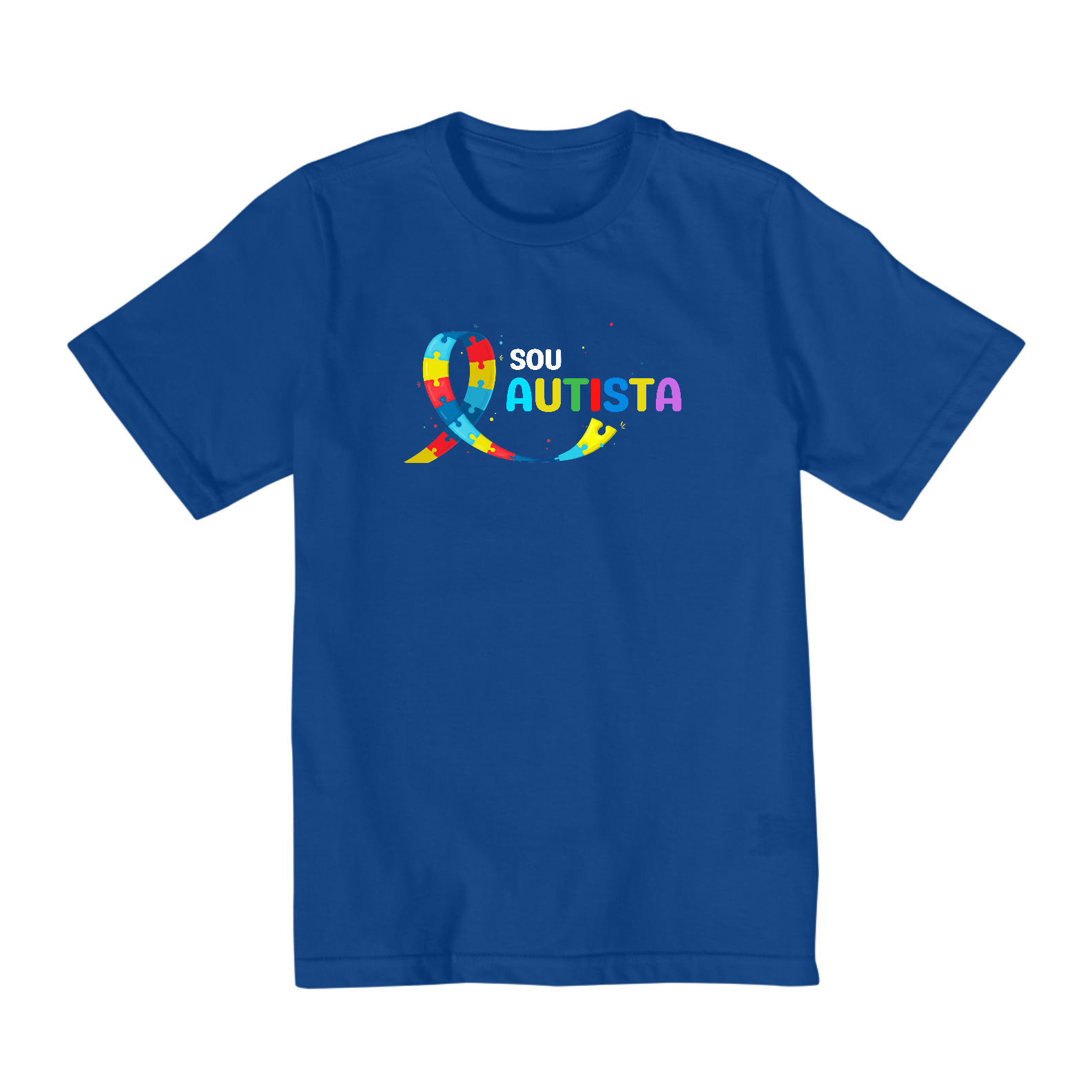 Nome do produto: CAMISETA INFANTIL EU SOU AUTISTA (10 a 14 anos)