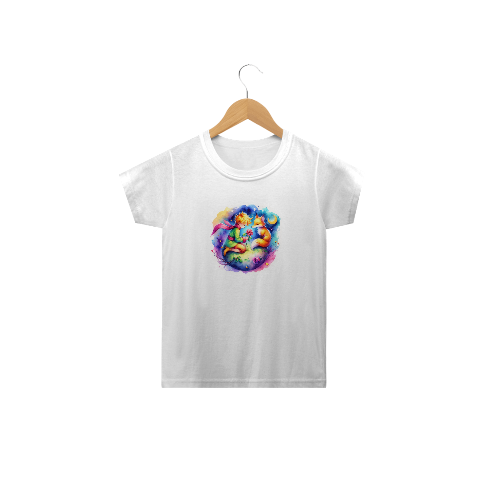 Camiseta Infantil Pequeno Príncipe