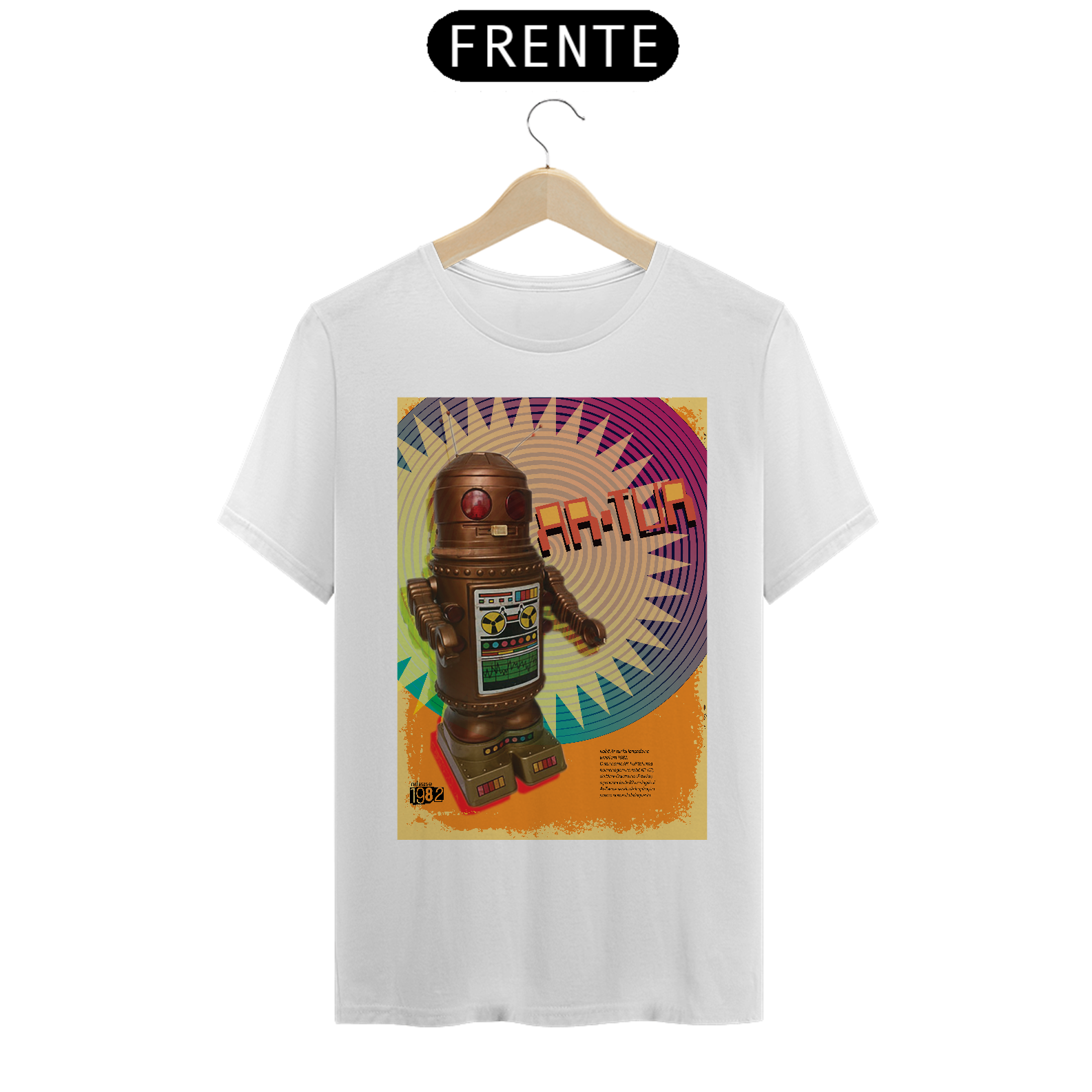 Nome do produto: Camiseta Play 80 robot