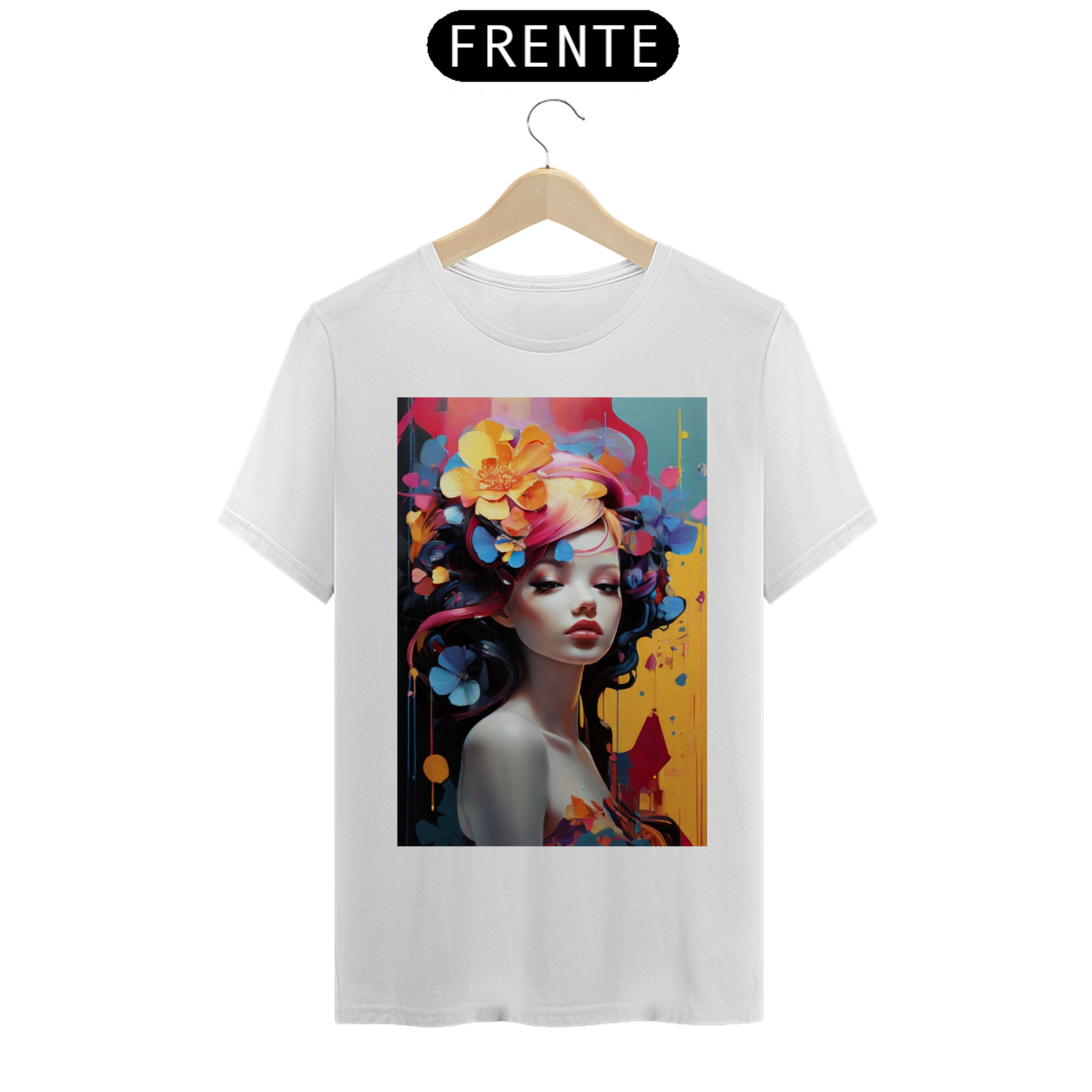 Nome do produto: Camiseta T-Shirt Feminina