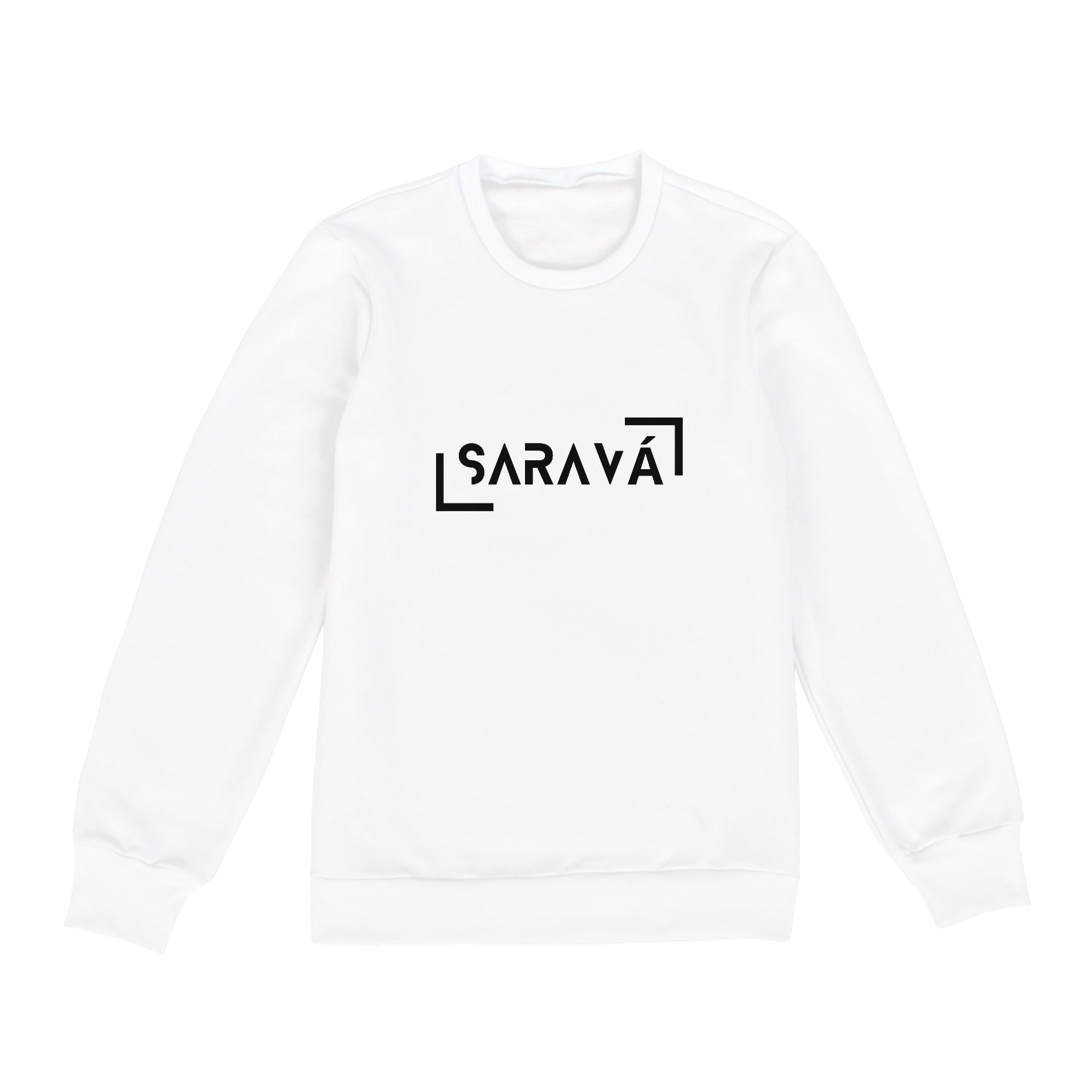 Nome do produto: Moleton Fechado Branco Saravá