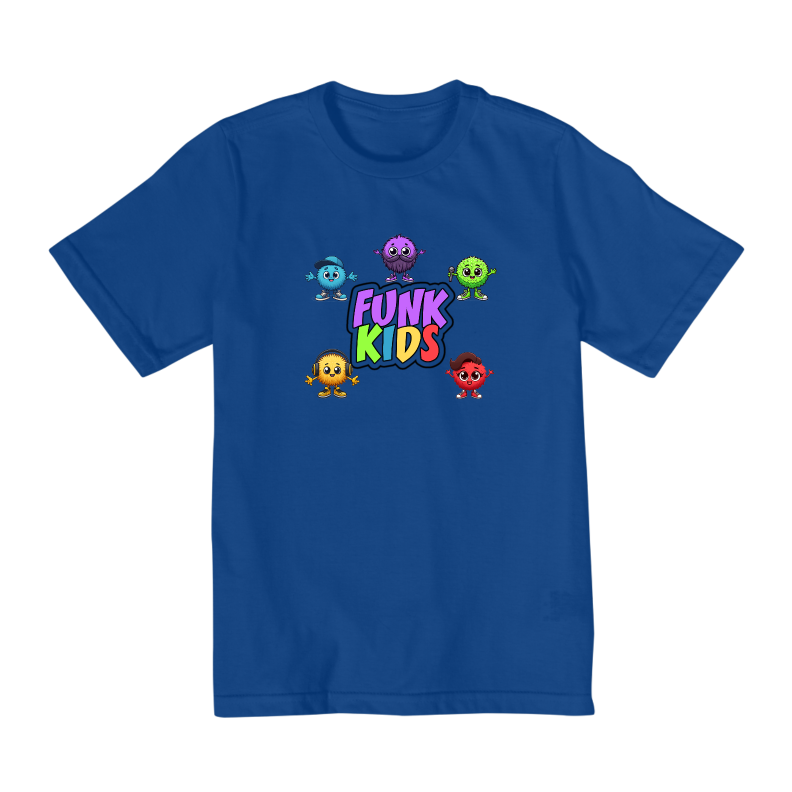 Nome do produto: T-Shirt Quality Infantil (2 A 8 ANOS) FUNK KIDS - Turma completa