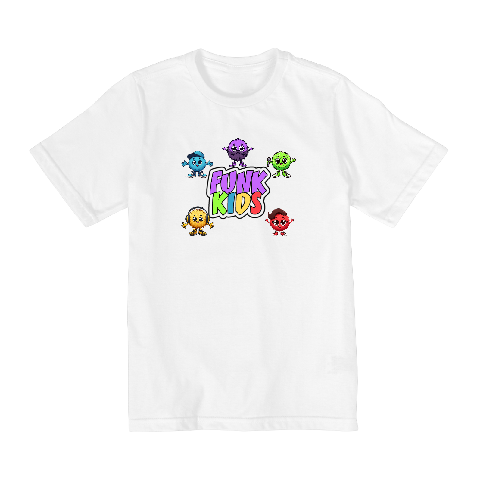 Nome do produto: T-Shirt Quality Infantil (10 A 14 ANOS) FUNK KIDS - Turma completa