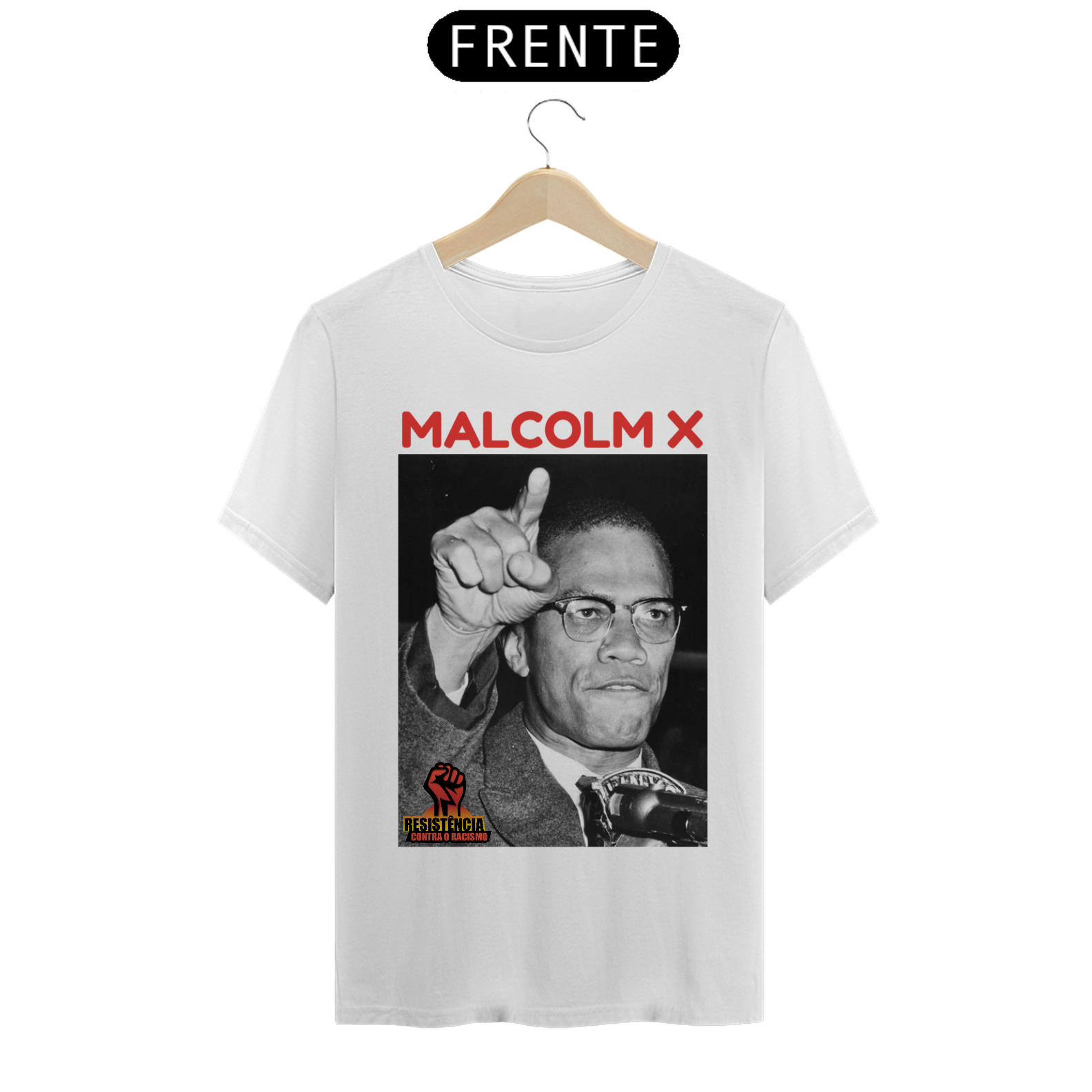 Camisa Malcolm X