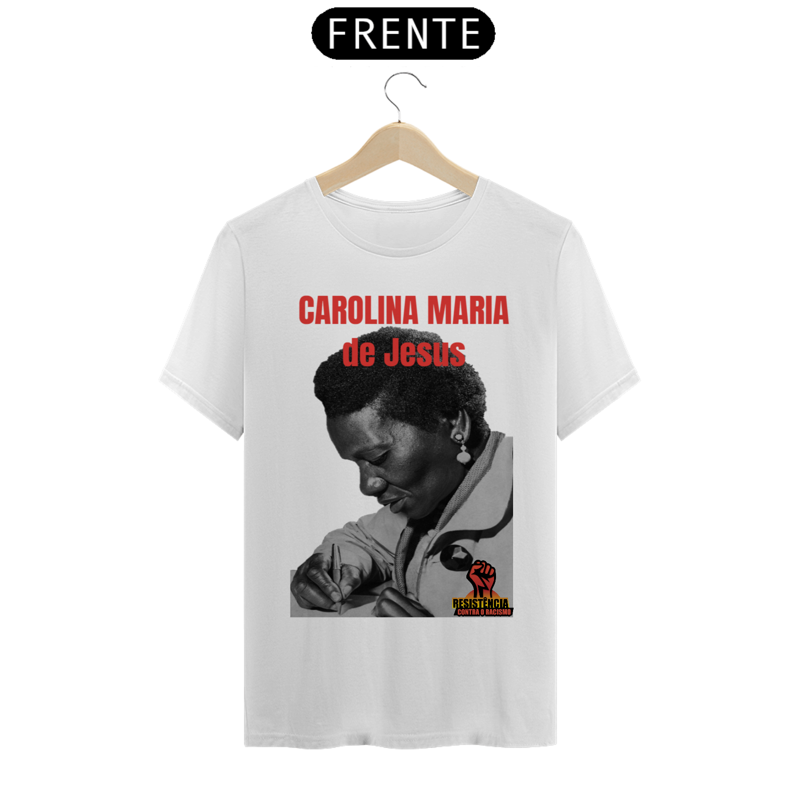 camisa Carolina Maria de Jesus