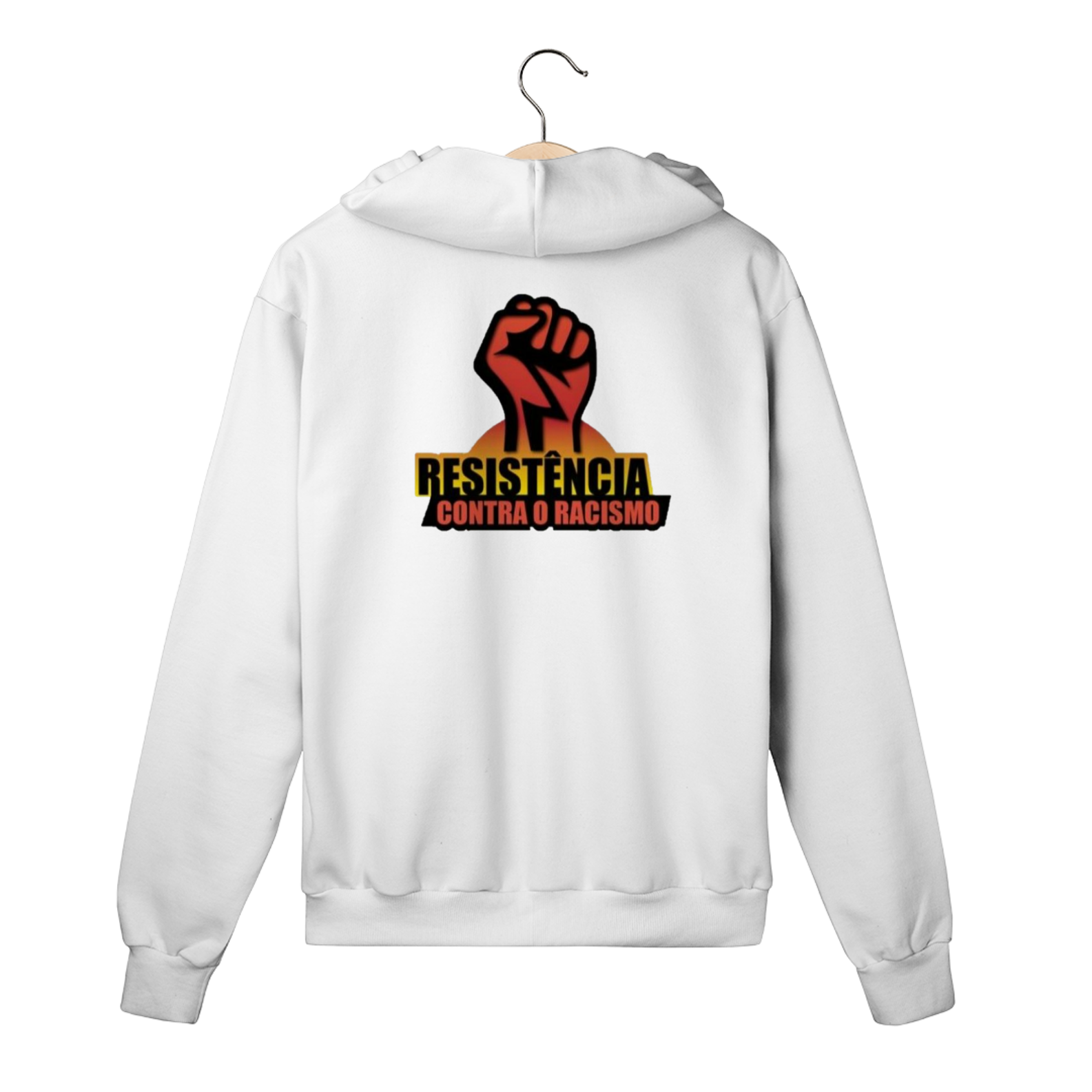 moletom com ziper resistência