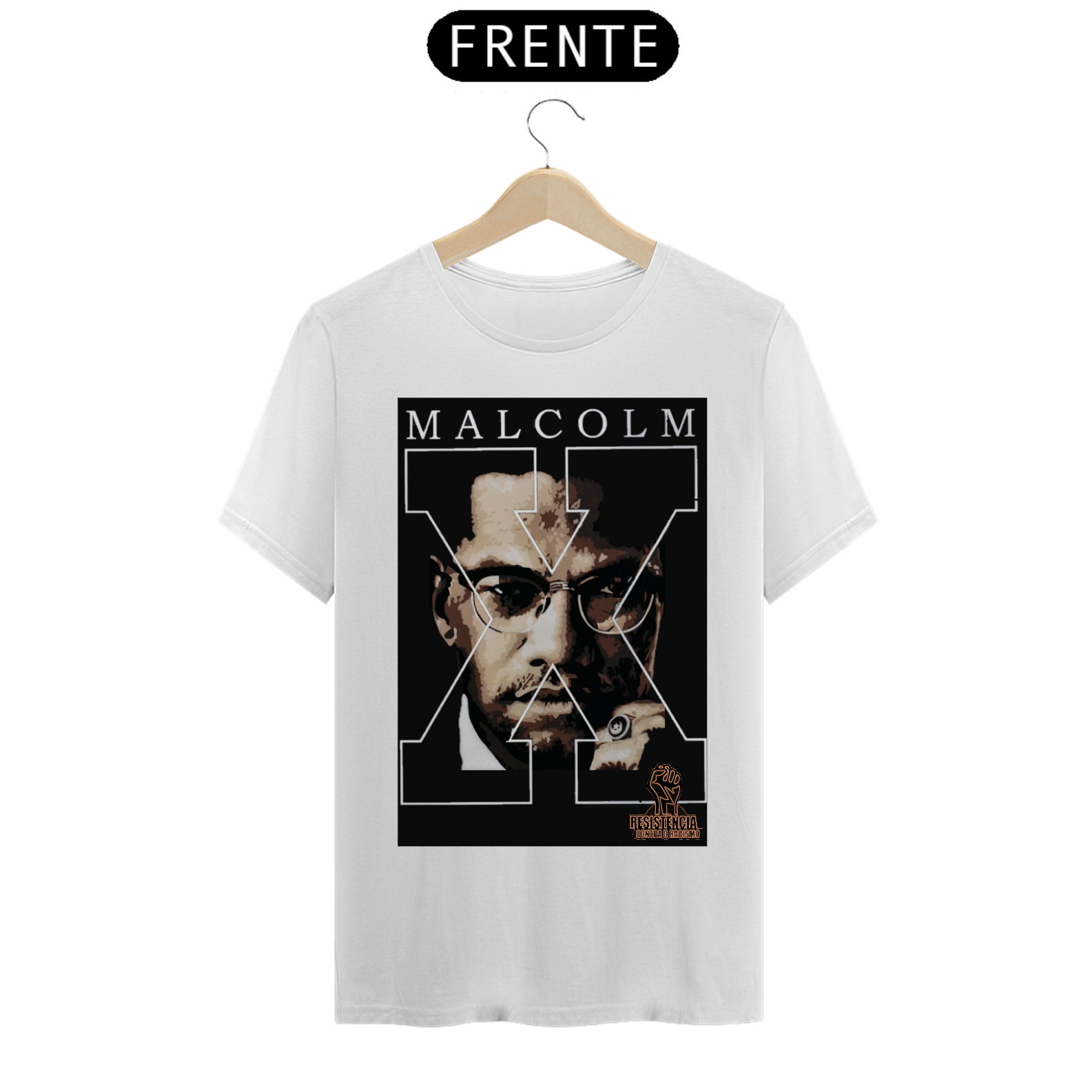 Camisa Malcolm X