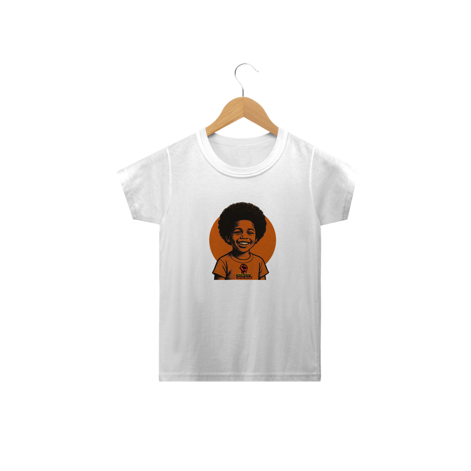 Camisa infantil unisex resistência