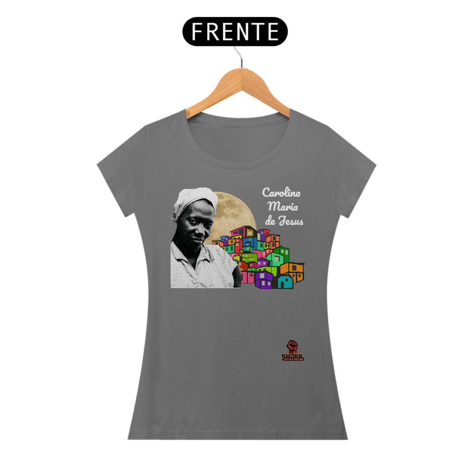 Camisa feminina Carolina Maria de Jesus