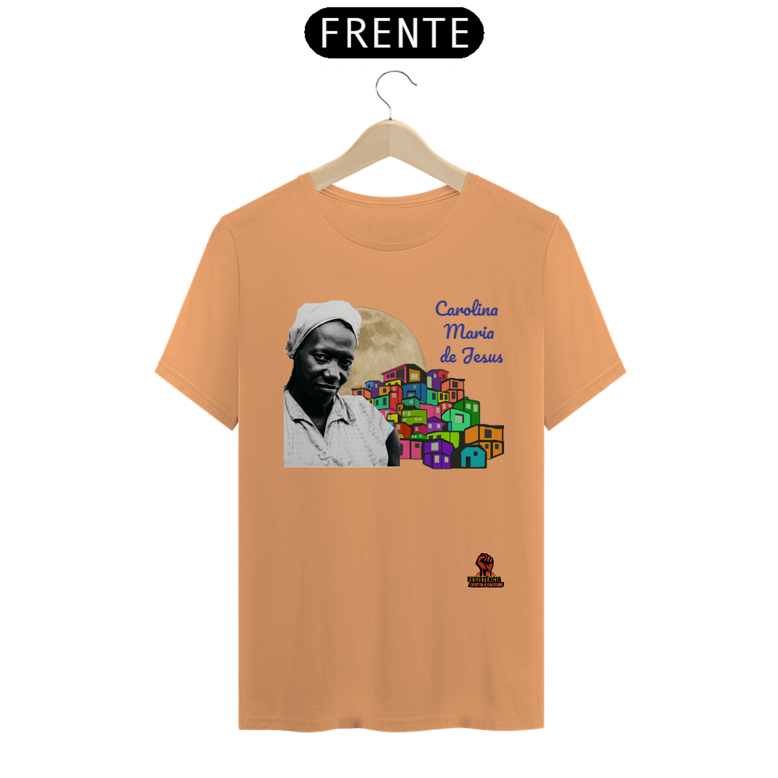camisa Carolina Maria de Jesus