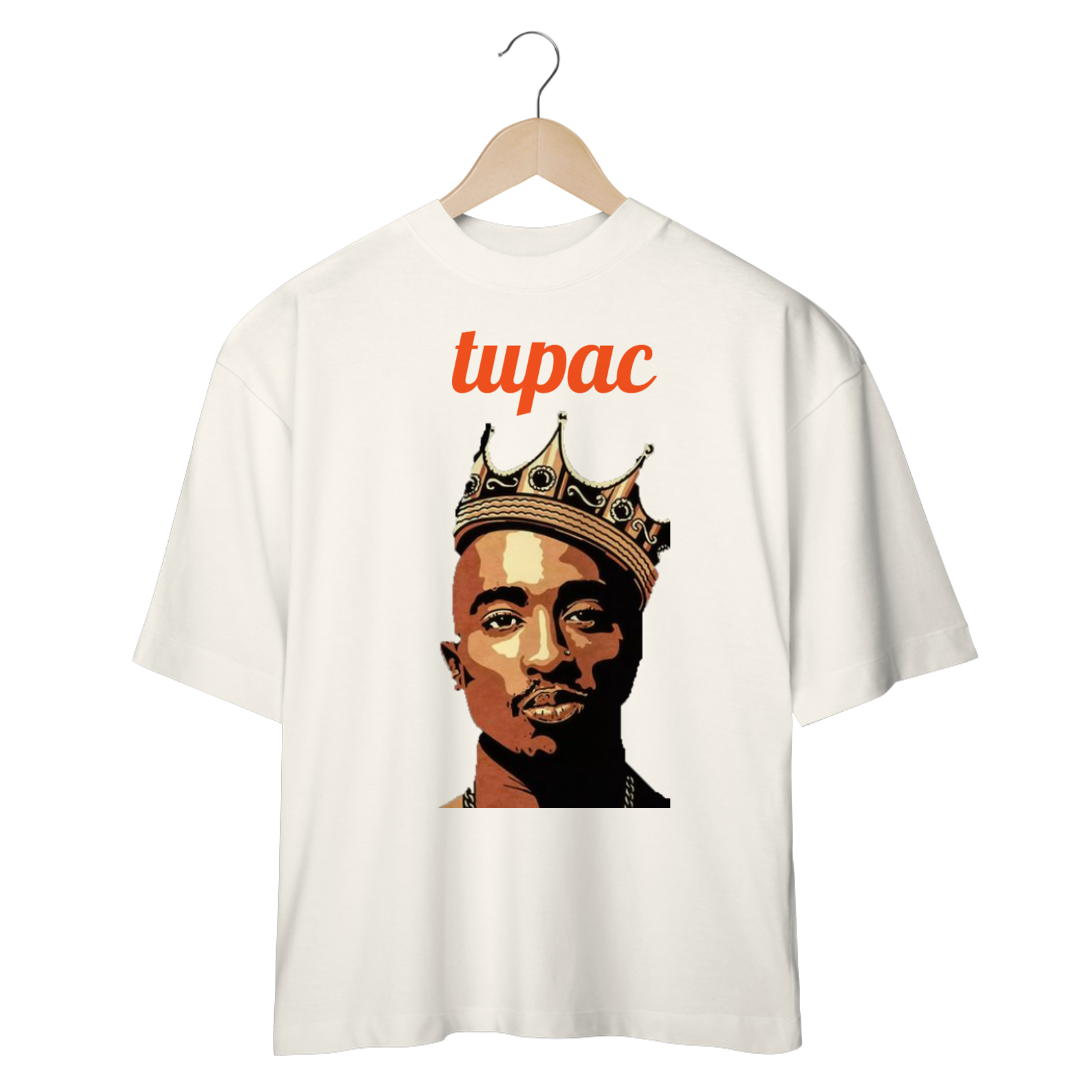 camisa oversized TUPAC