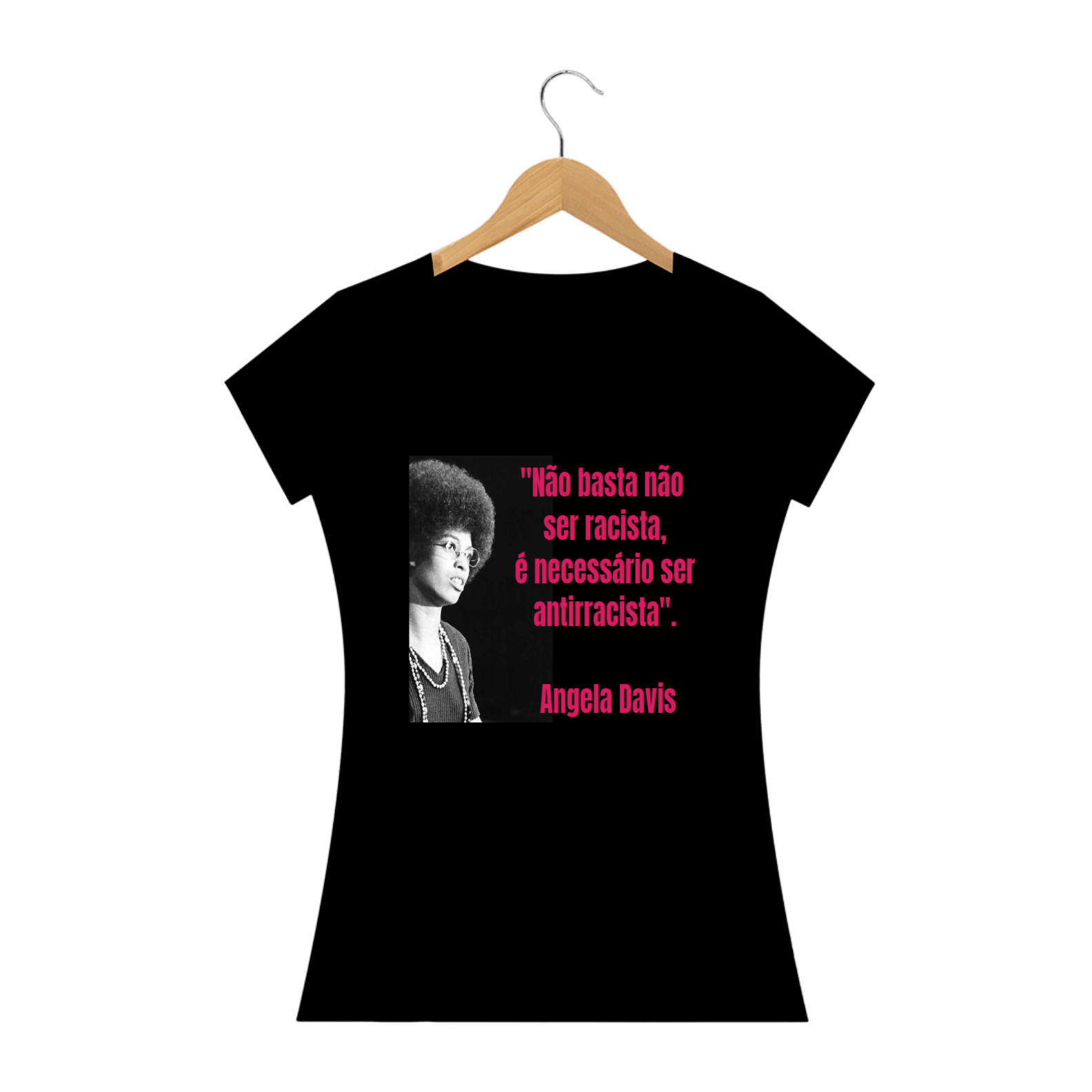 camisas femininas Angela Davis