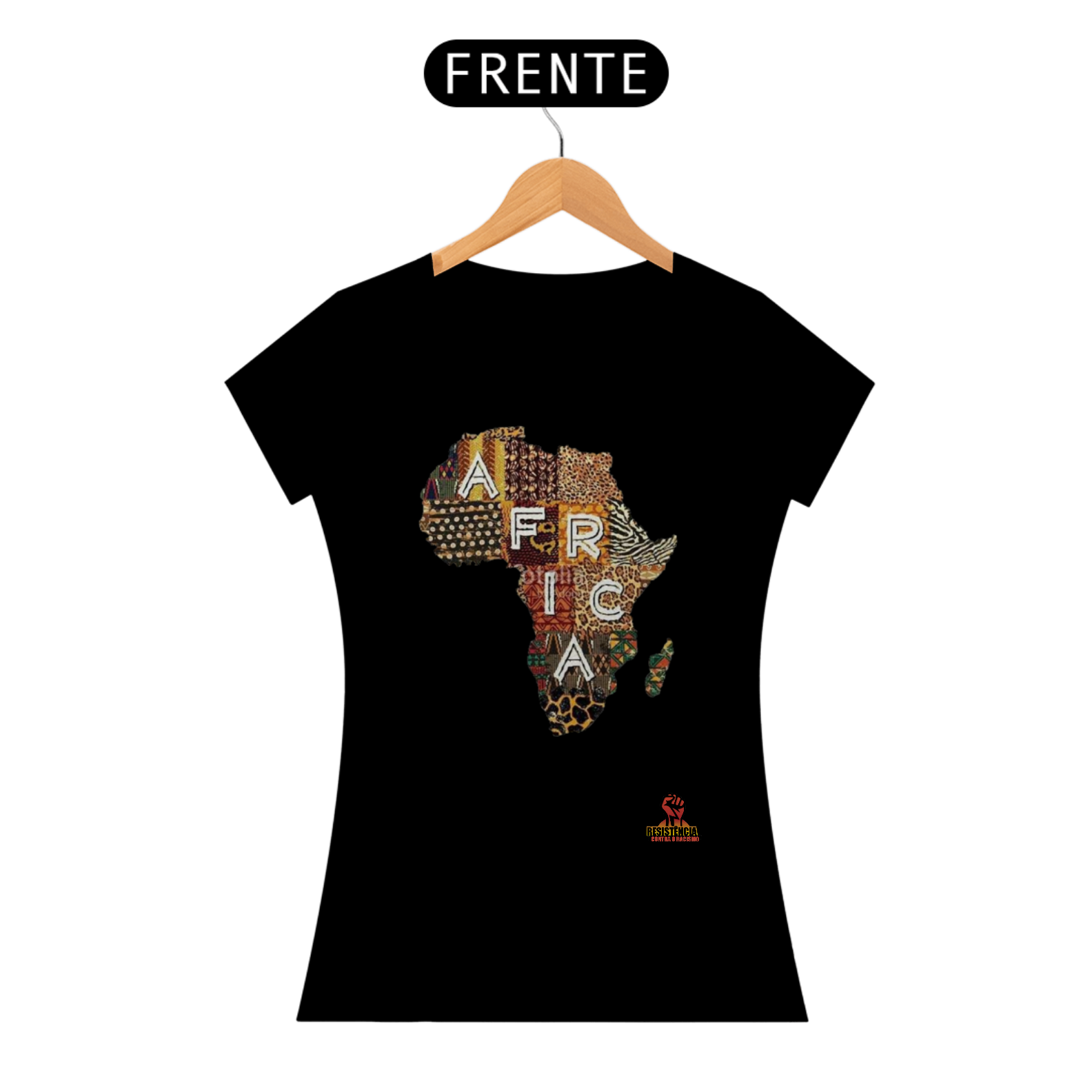 camisa feminina áfrica 